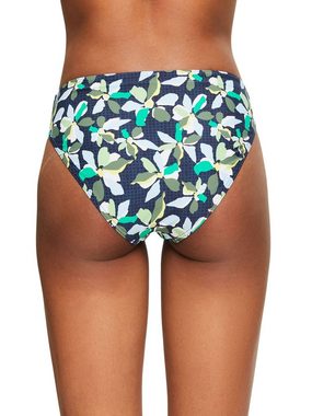 Esprit Bikini-Hose Bikinihose Print und überkreuztem Detail