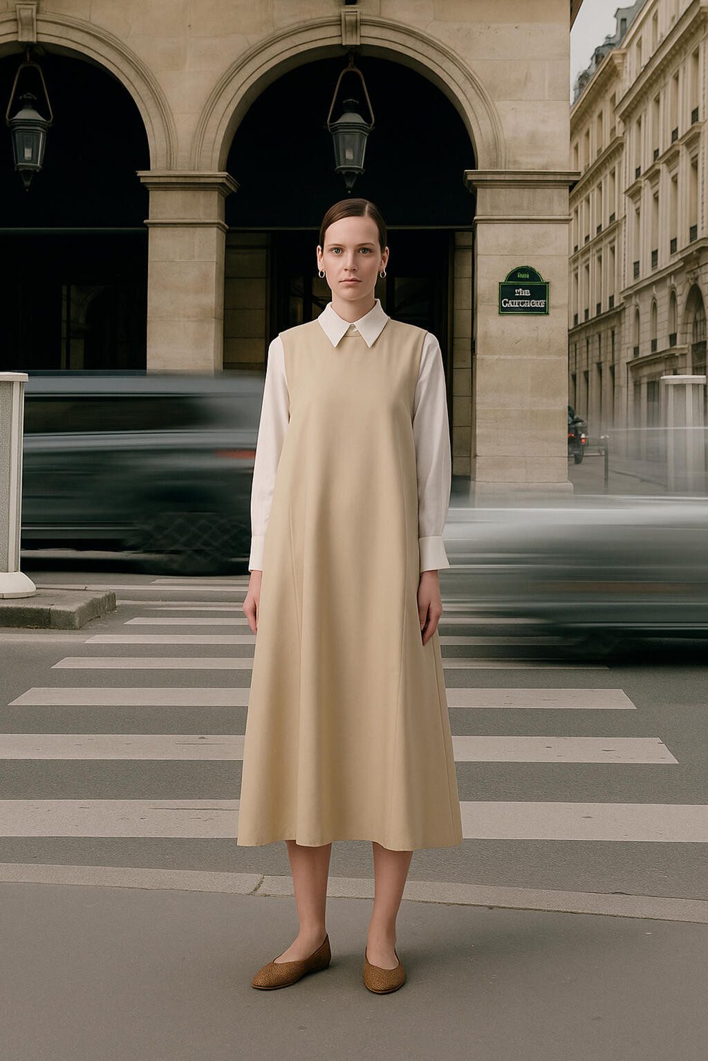 touche prive Maxikleid Gerafftes Oversize-Kleid