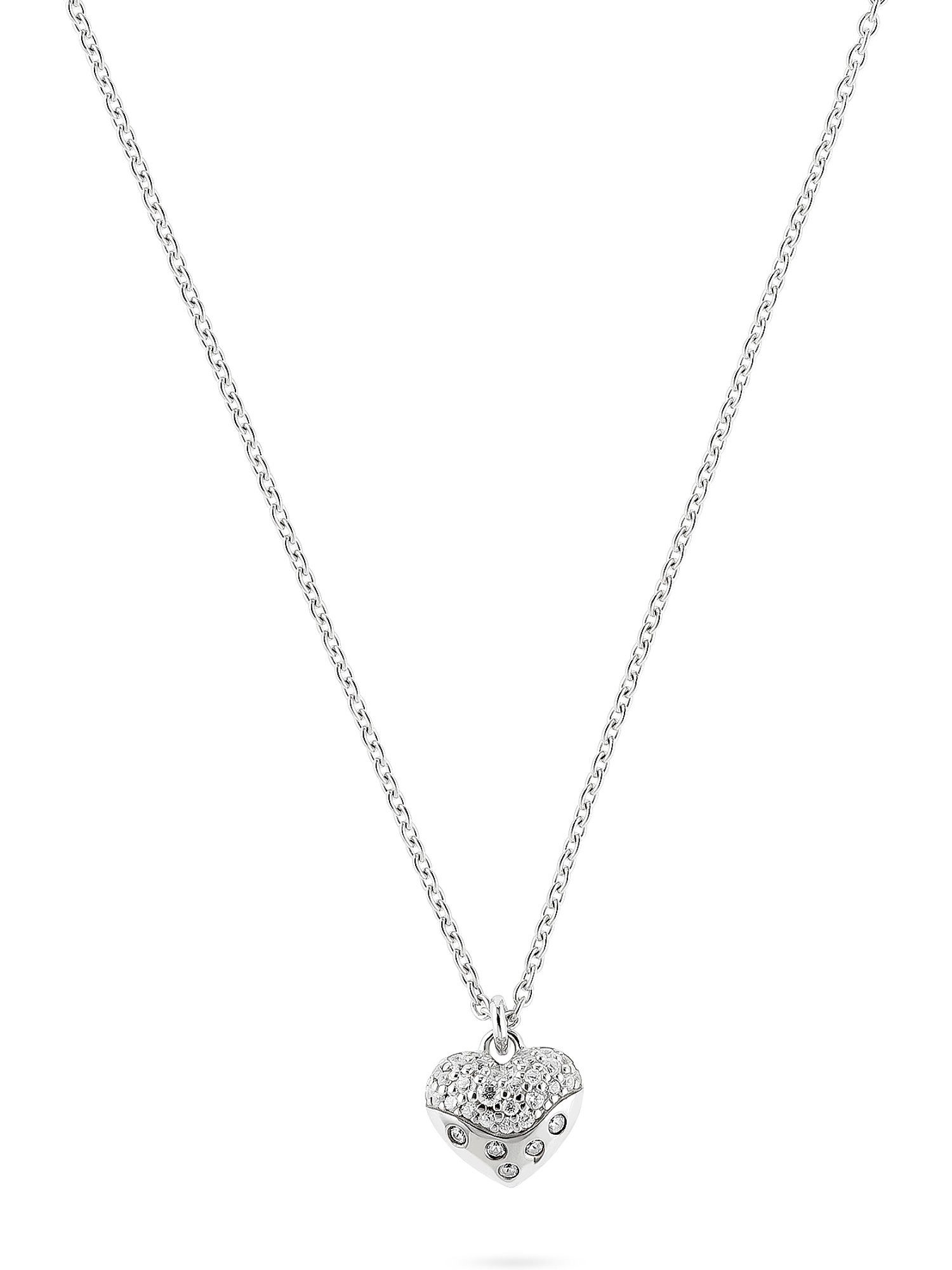 JETTE Silberkette JETTE Damen-Kette 925er Silber Zirkonia Herz, BELOVED
