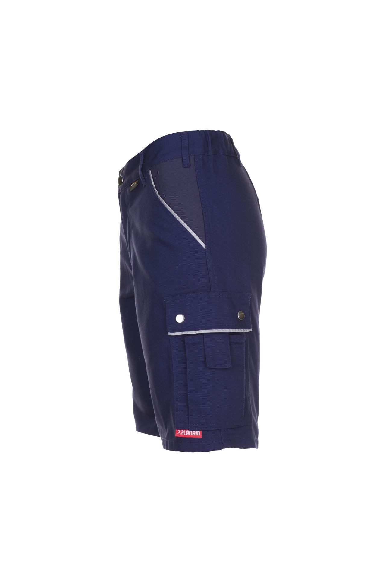 Planam Arbeitsshorts PLANAM Herren Shorts CANVAS-320 Reflex CORDURA® Marine – Bild 3 von 4