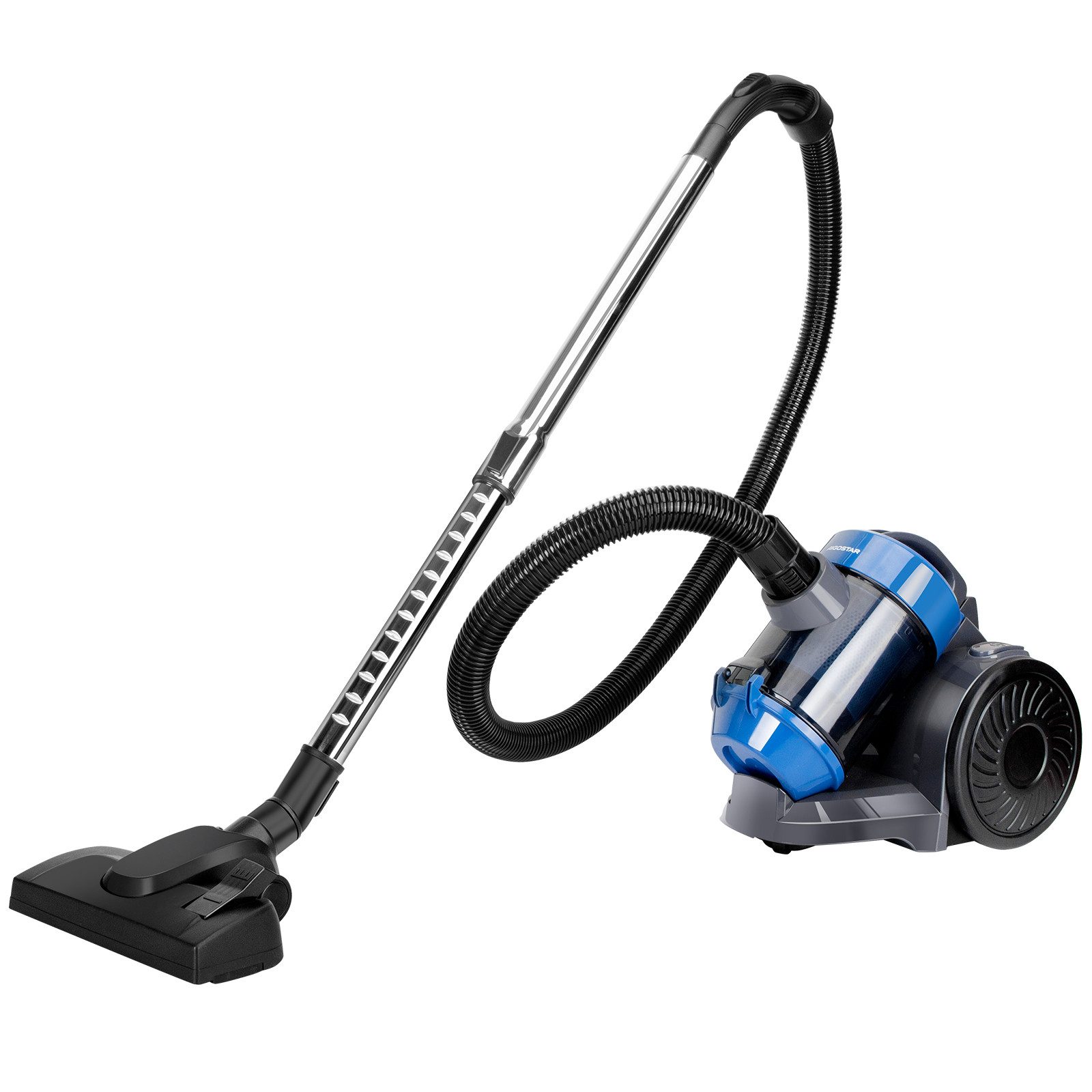 Aigostar Bodenstaubsauger Staubsauger Beutellos, HEPA-Filter, 2 L für Hart- und Teppichböden, 800,00 W, beutellos, Teleskopisches Kabel und Ein-Klick-Demontage