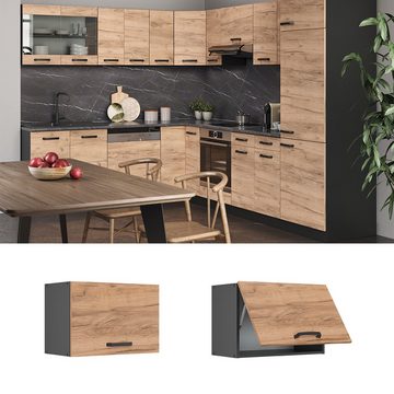 Vicco Hängeschrank Dunstabzugshaubenschrank 60 cm R-Line Anthrazit Goldkraft