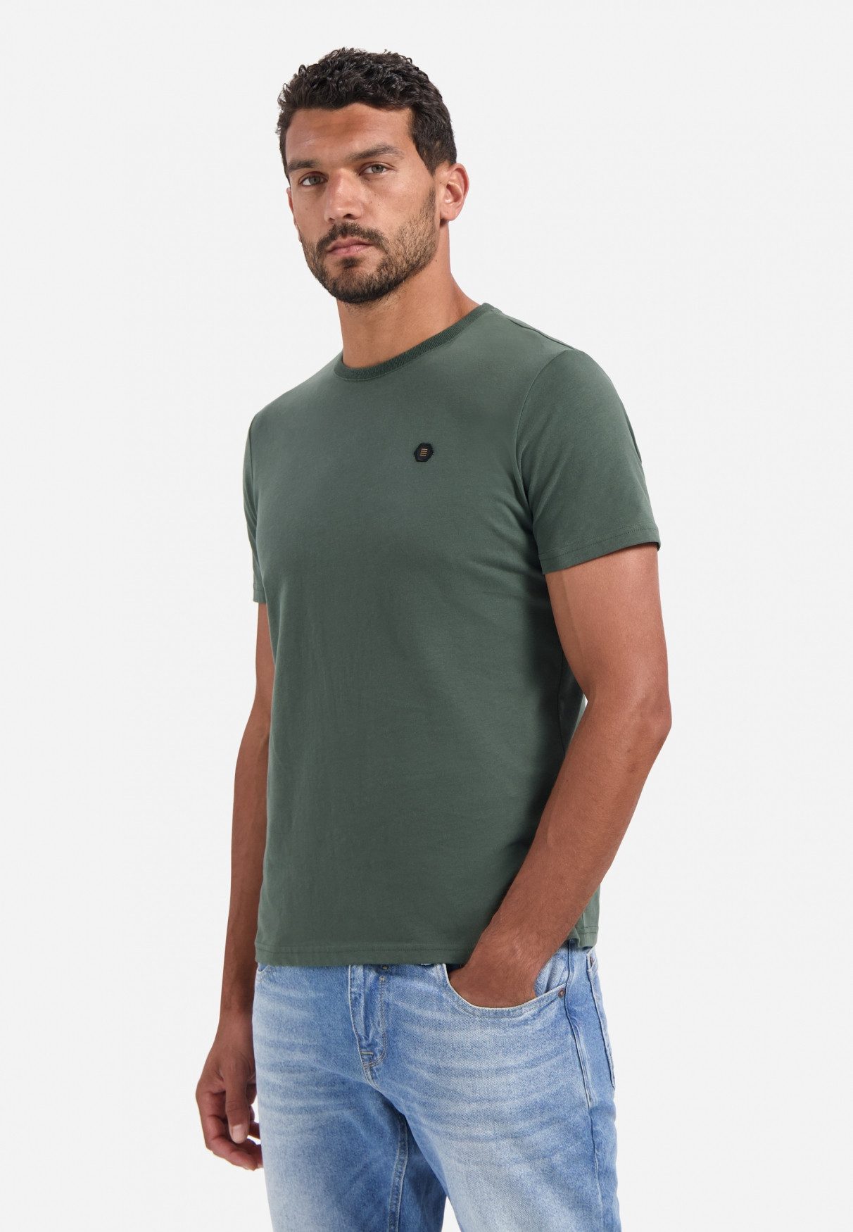 NO EXCESS T-Shirt No Excess Weiches T-Shirt T-Shirt Crewneck Peached günstig online kaufen