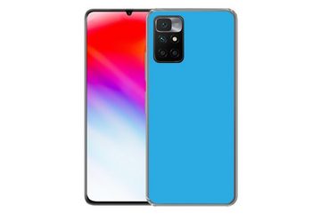 MuchoWow Handyhülle Blau - Licht - Farben, Phone Case, Handyhülle Xiaomi Redmi 10, Silikon, Schutzhülle