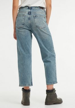 wem Mom-Jeans Stella Mom Straight fit, Hohe Bundhöhe