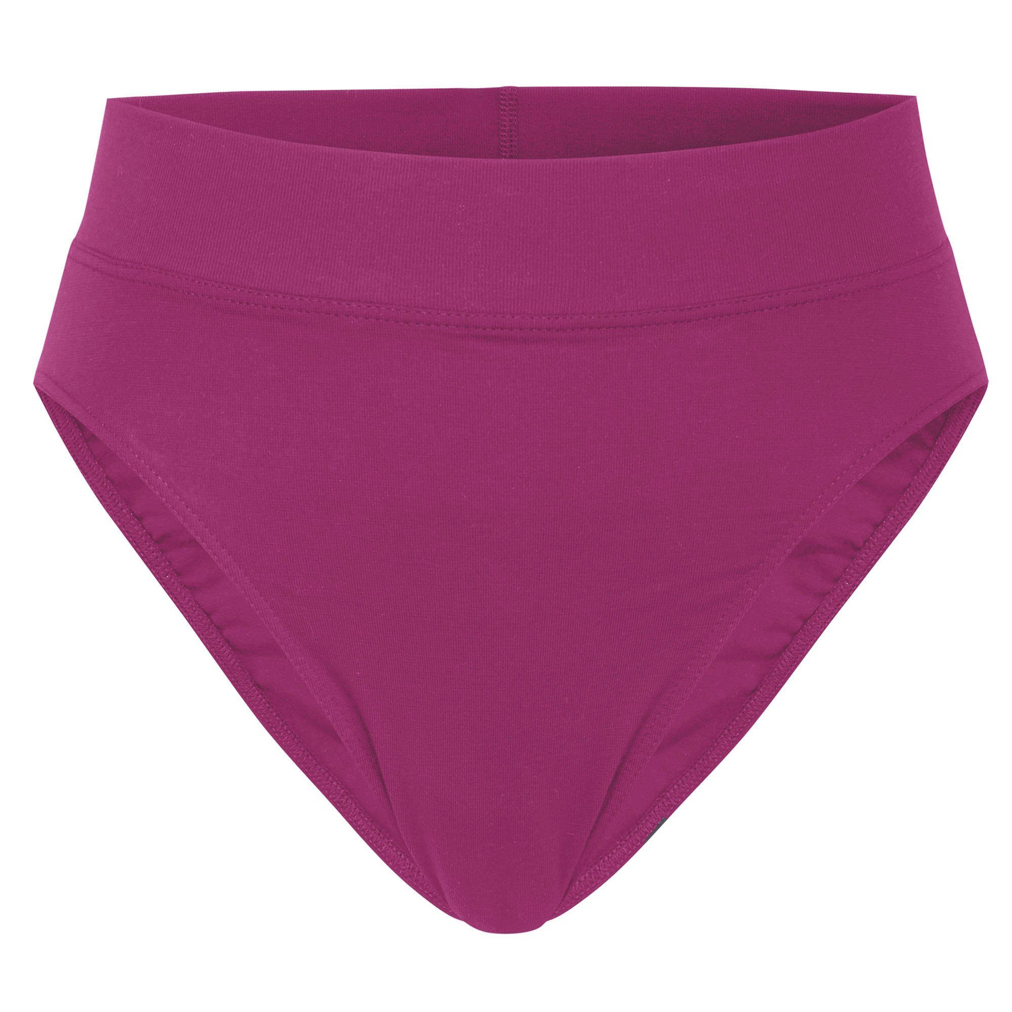 Slip Damen Slip 1er Pack Baumwolle Elastic High Waist