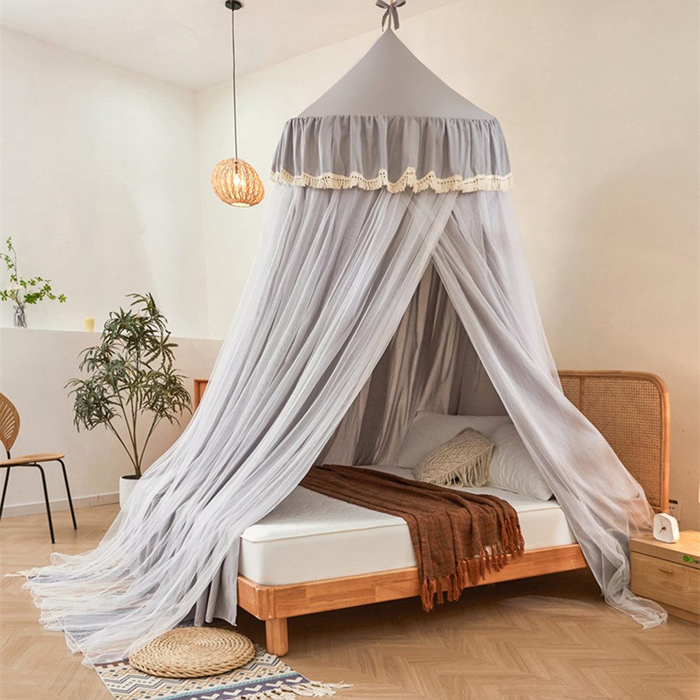 Jibenhome Moskitonetz Doppelschicht Moskitonetz, Bett Baldachin, günstig online kaufen