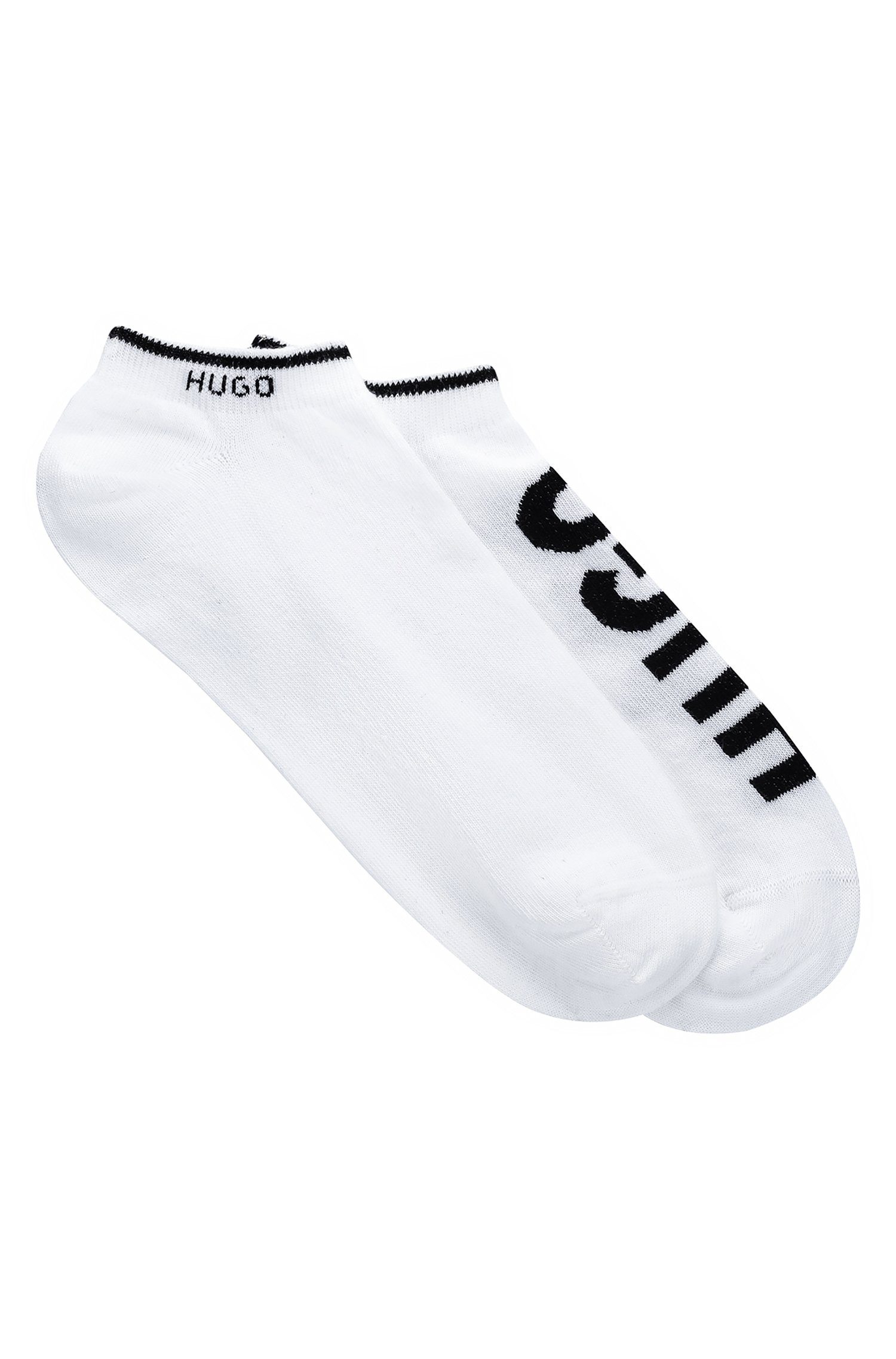 BOSS Businesssocken 2P AS Logo CC (Packung, 2-Paar, 2er Pack) mit großem HUGO Logo-Schriftzug