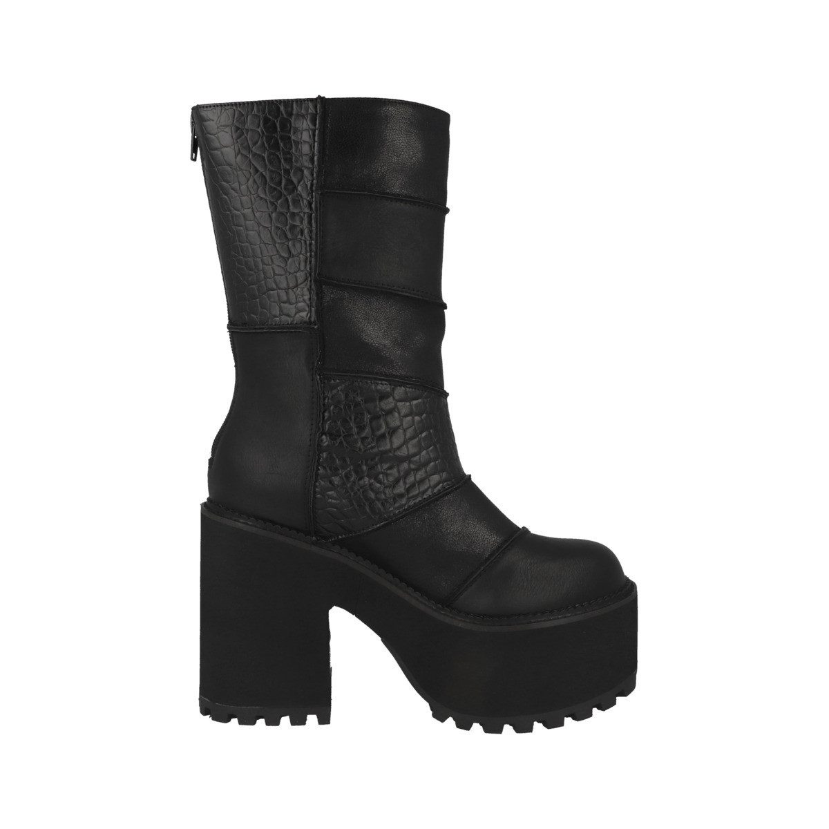 Buffalo Killah Patch Damen Stiefel Boots, Stiefeletten, Winterschuhe, Winterstiefel, Halbstiefel