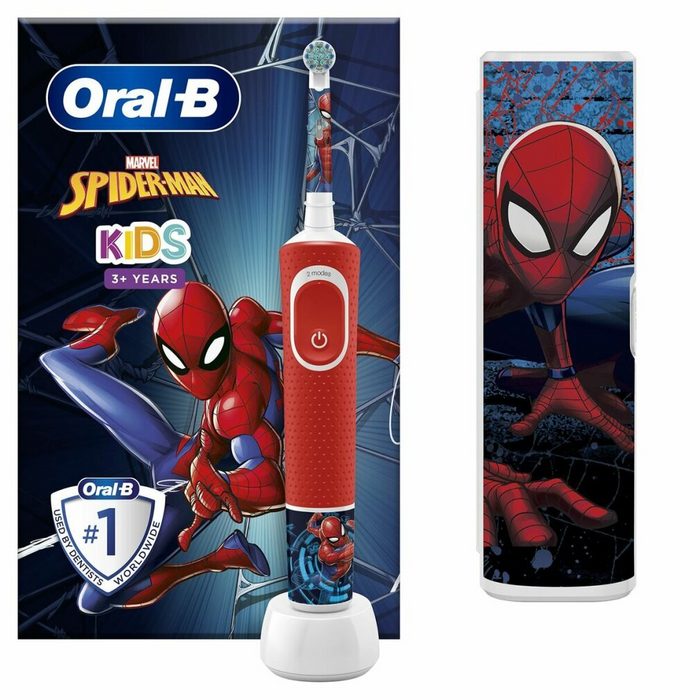 Oral B Elektrische Zahnbürste Elektrische Zahnbürste Oral-B D100 KIDS SPIDERMAN