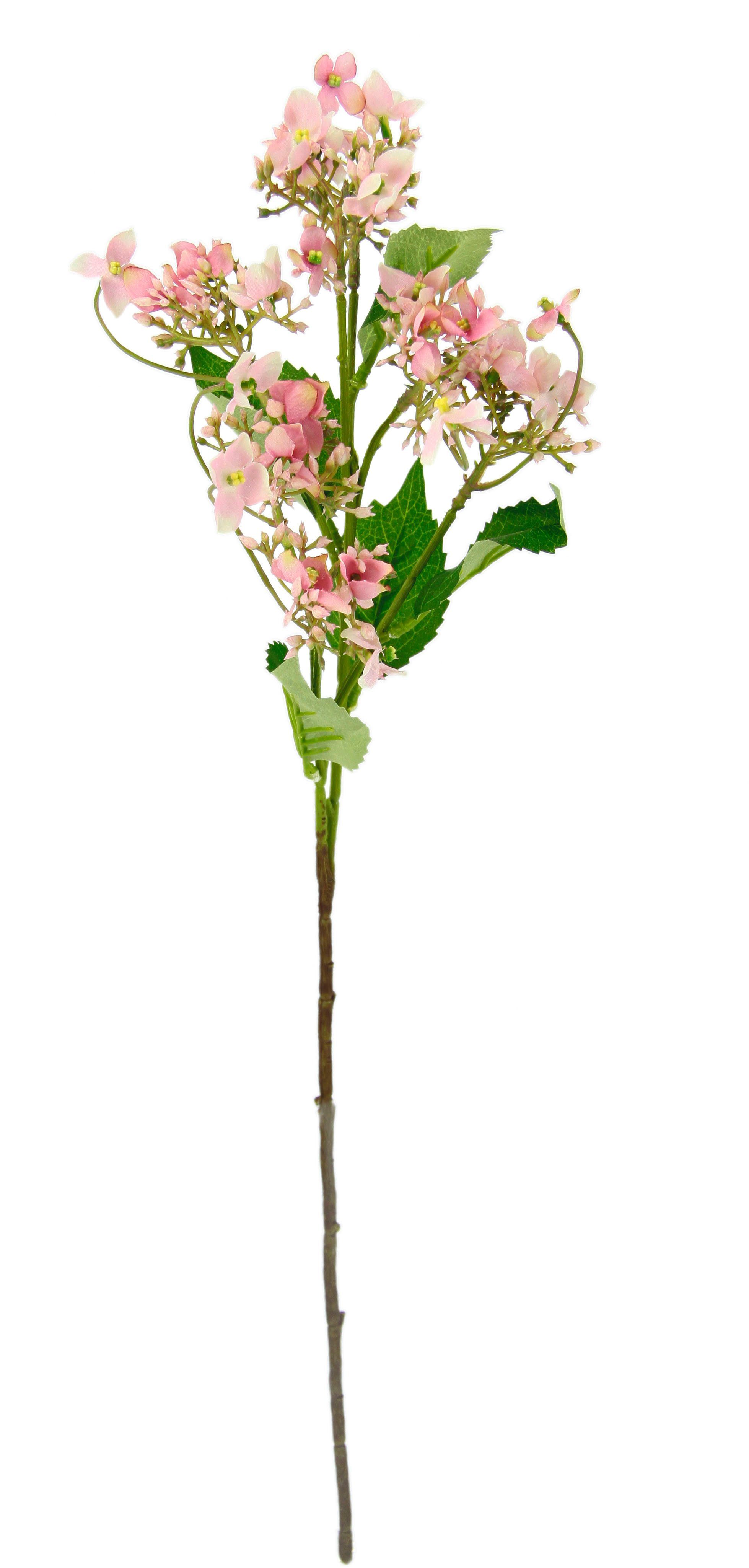 Kunstblume Blütenzweig, I.GE.A., Höhe 60 cm, 5er Set künstlicher Zweig,  Kunstpflanze, Dekozweig