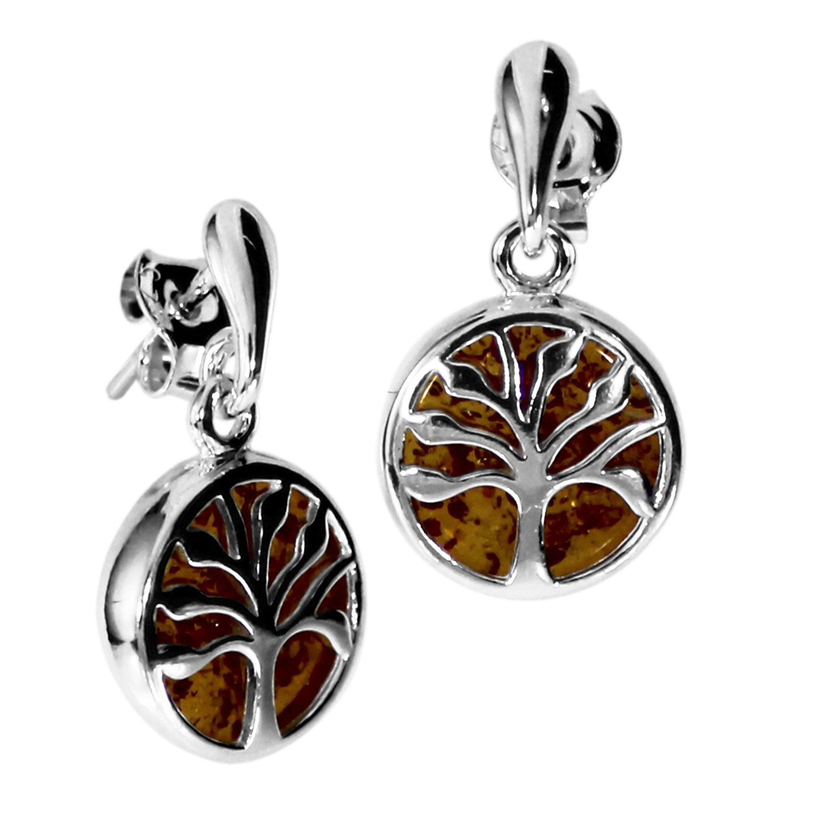 OSTSEE-SCHMUCK Paar Ohrhänger Ostsee-Schmuck Ohrhänger Lebensbaum 11 mm (2- günstig online kaufen