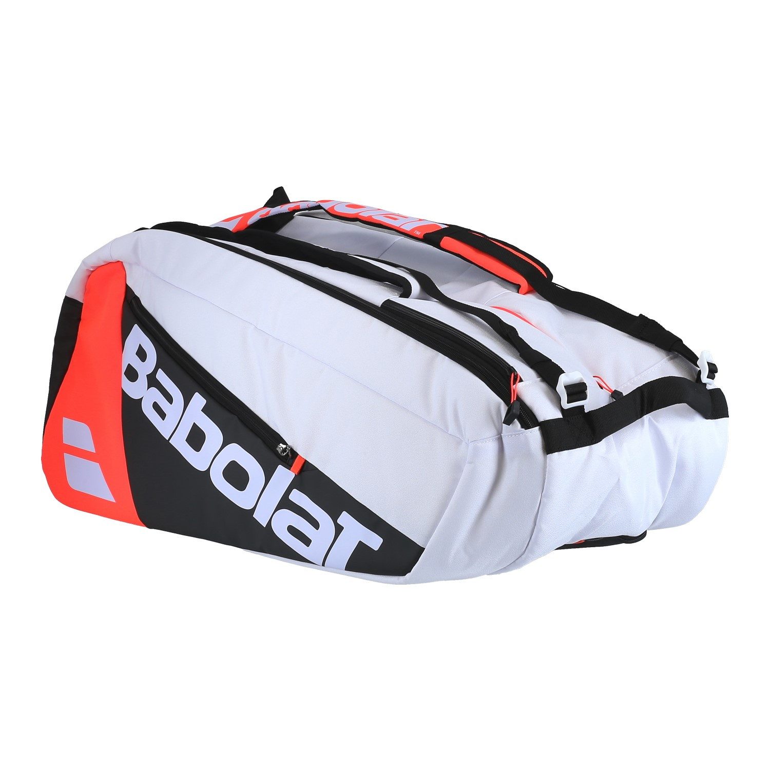 Babolat Sporttasche Tennis-Racketbag (Schlägertasche, 3 Hauptfächer) Pure Strike weiss