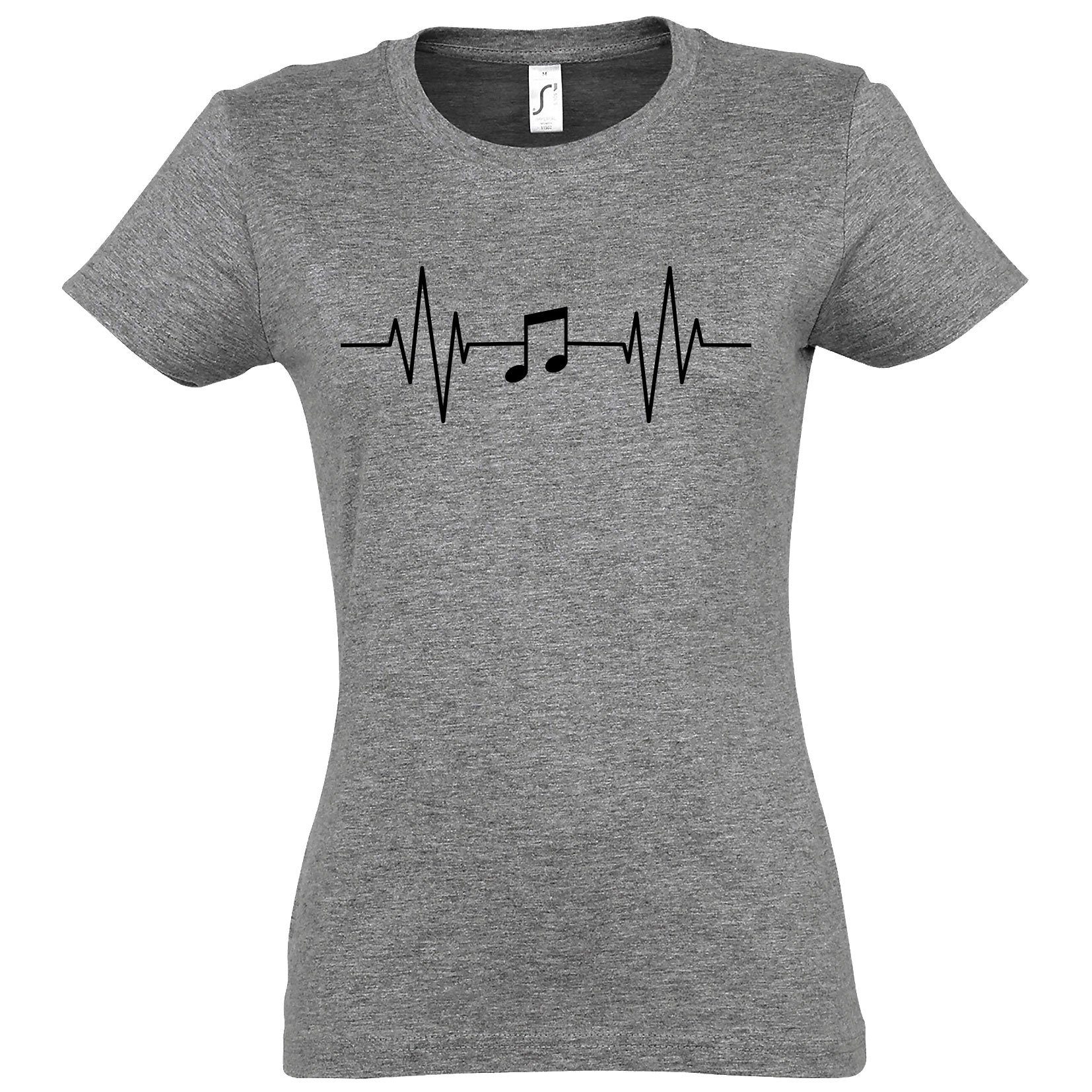 Youth Designz T-Shirt Heartbeat Musik Note günstig online kaufen