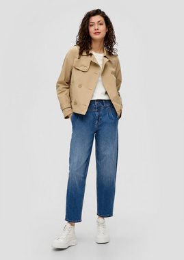 s.Oliver 7/8-Jeans Ankle-Jeans / Relaxed Fit / High Rise / Barrel Leg Waschung