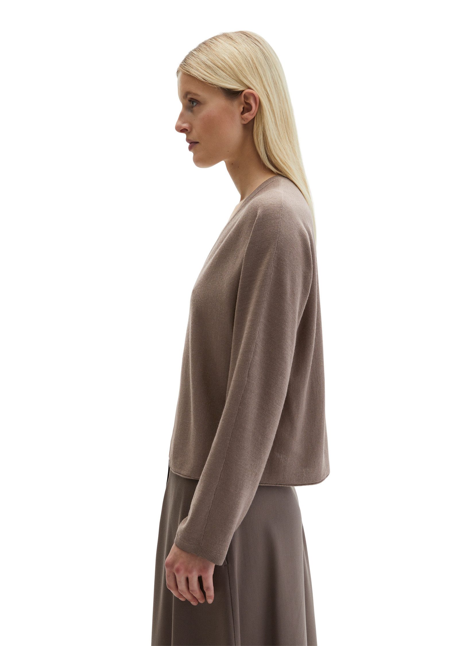 Marc O'Polo Strickpullover aus Merinowolle-Viskose-Mix günstig online kaufen