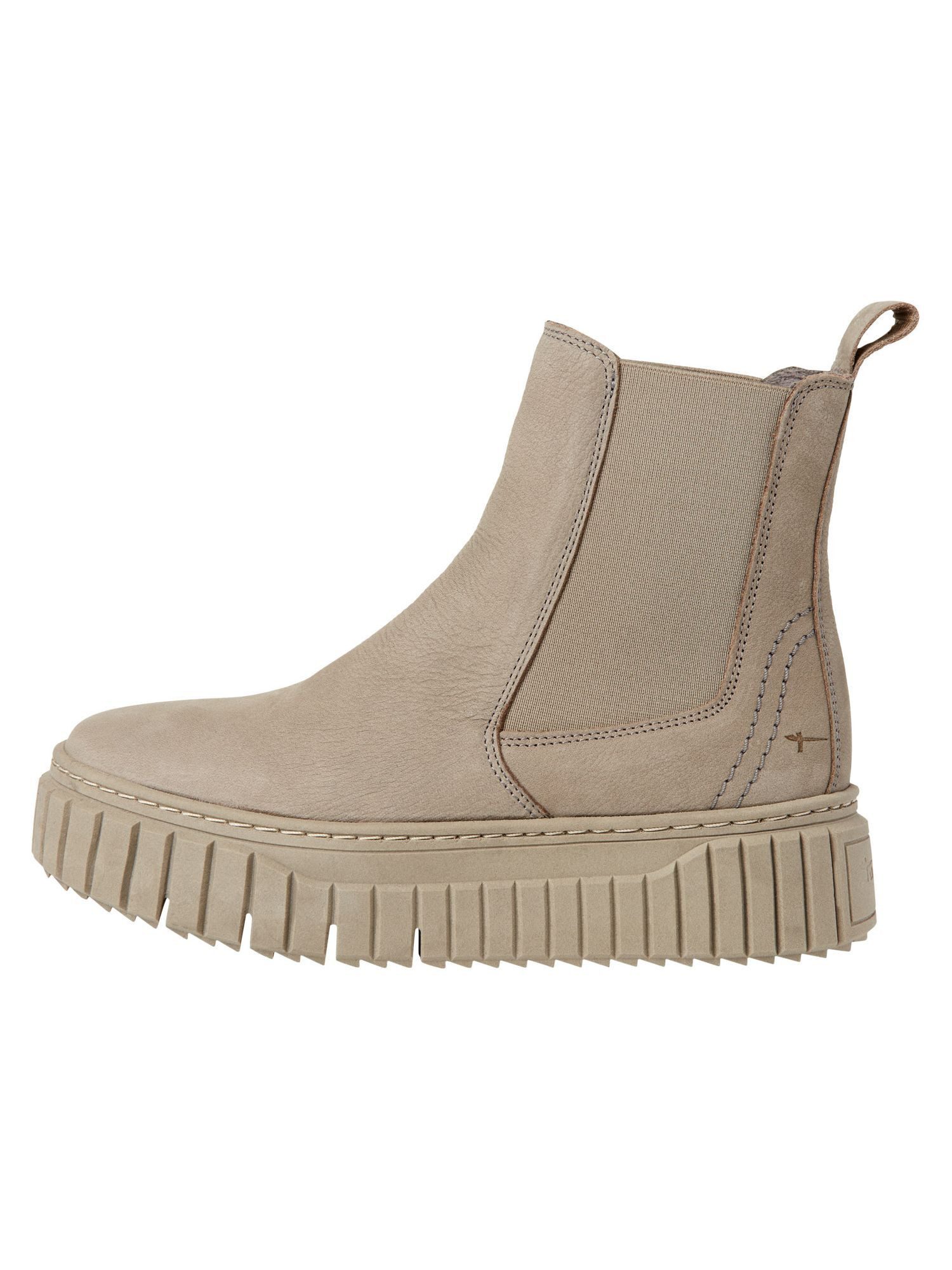 Tamaris COMFORT-Lining, Removable Sock aus Leder Chelseaboots COMFORT-Lining