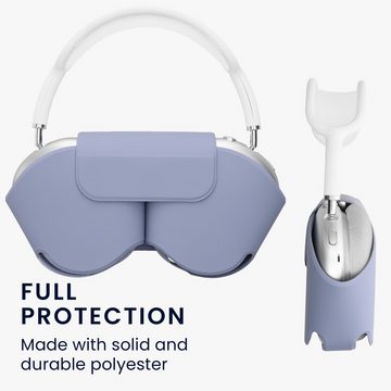 kwmobile Kopfhörer-Schutzhülle Hülle für Apple AirPods Max Case aus Polyester, Kopfhörer Tasche Etui - Cover in Lavendel