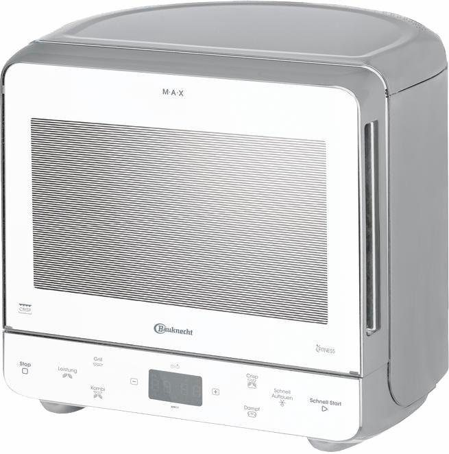 BAUKNECHT Mikrowelle MW 39 WSL, Grill, 13 l, Kompakte Mikrowelle mit Grill, Crisp-Funktion und Dampfgaren – Bild 5 von 5