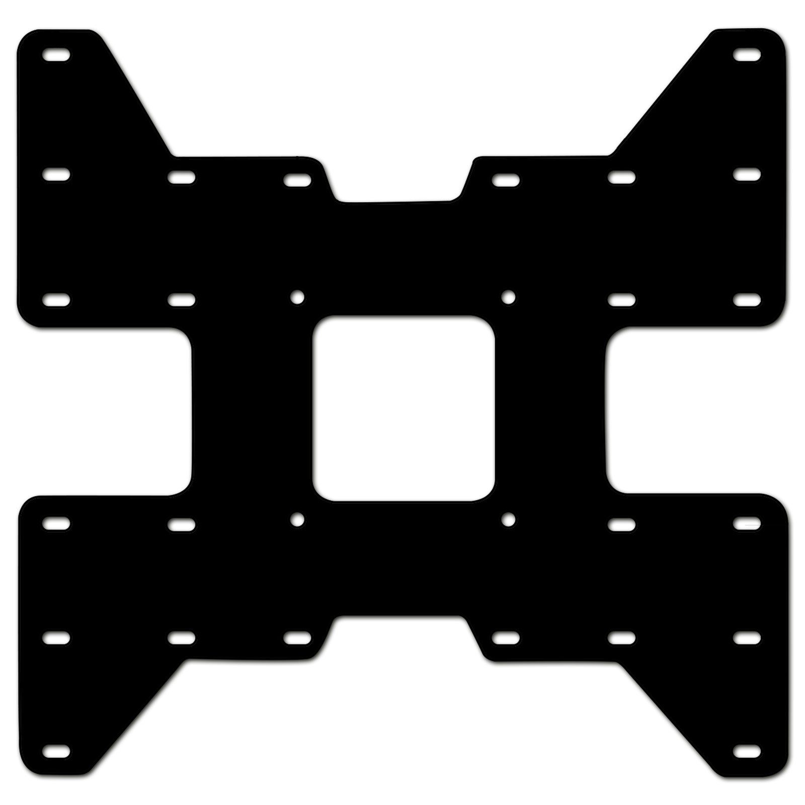 Drall Instruments TV-Wandhalterung AD3BK, (1-tlg., Fernseher Halterung VESA Adapter Erweiterung VESA 100 auf VESA 200 300)