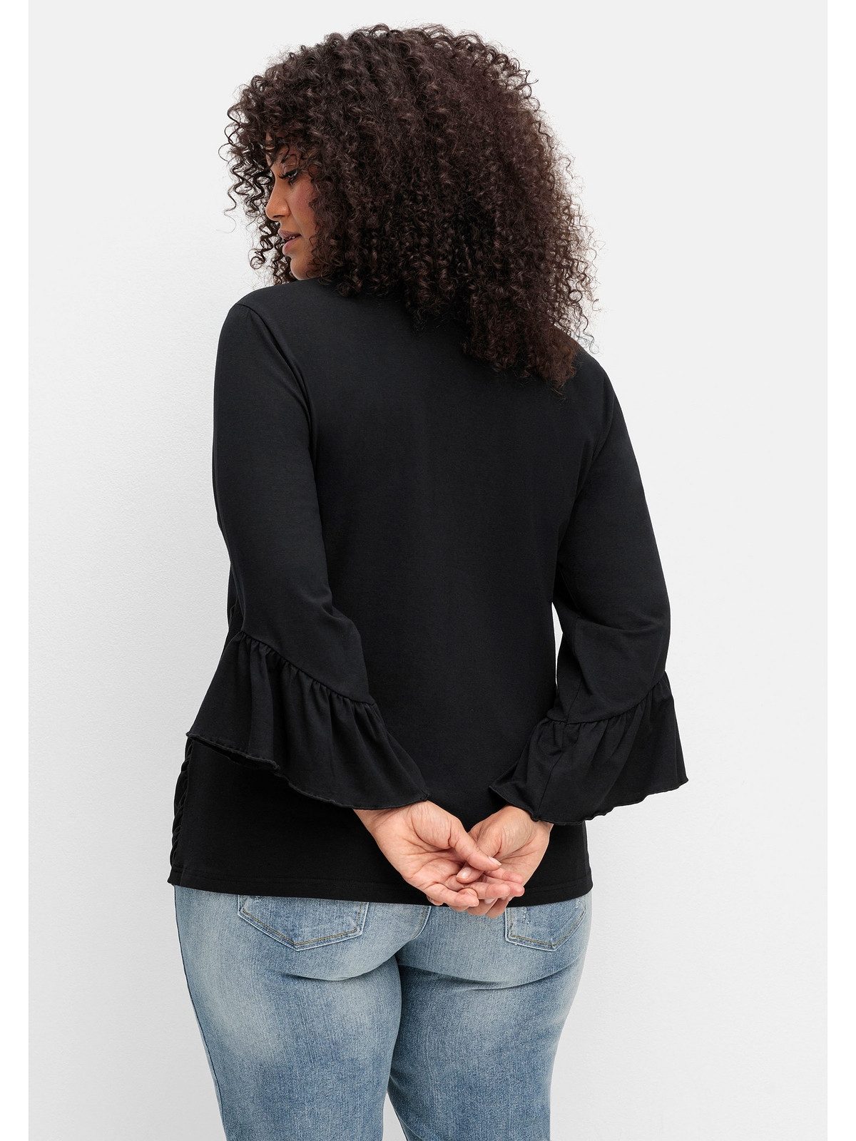 sheego by Joe Browns 3/4-Arm-Shirt Große günstig online kaufen