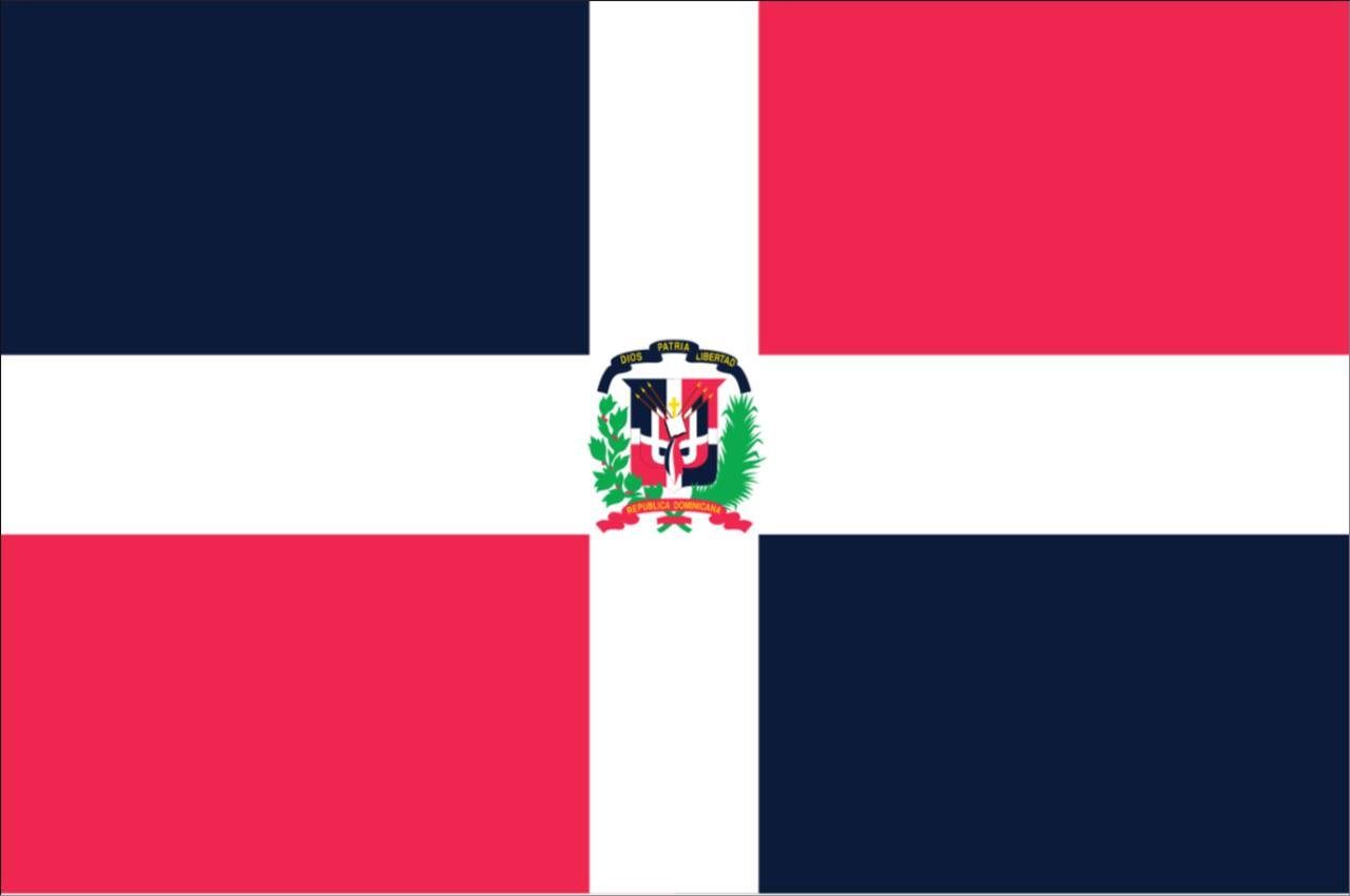 flaggenmeer Flagge Dominikanische Republik 160 g/m² Querformat