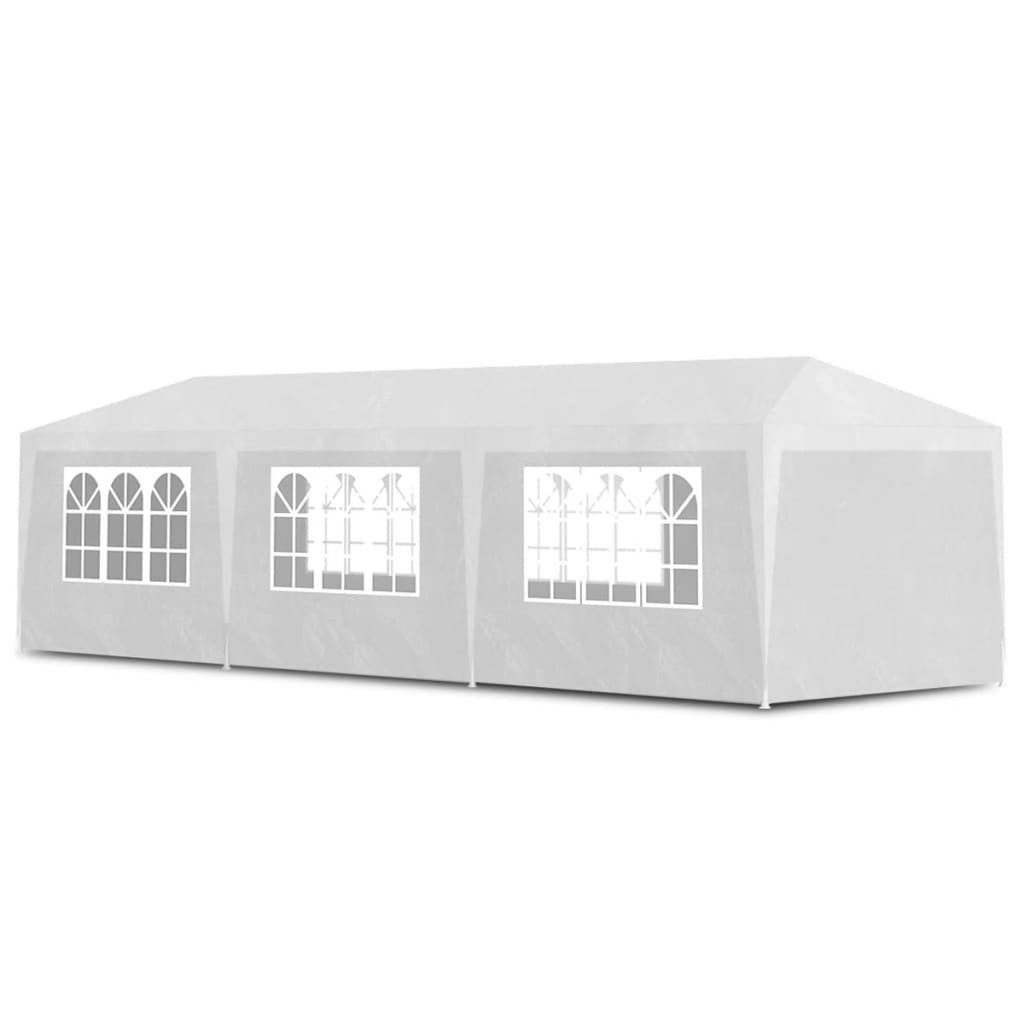 vidaXL Partyzelt, Pavillon 3x9 m Weiß