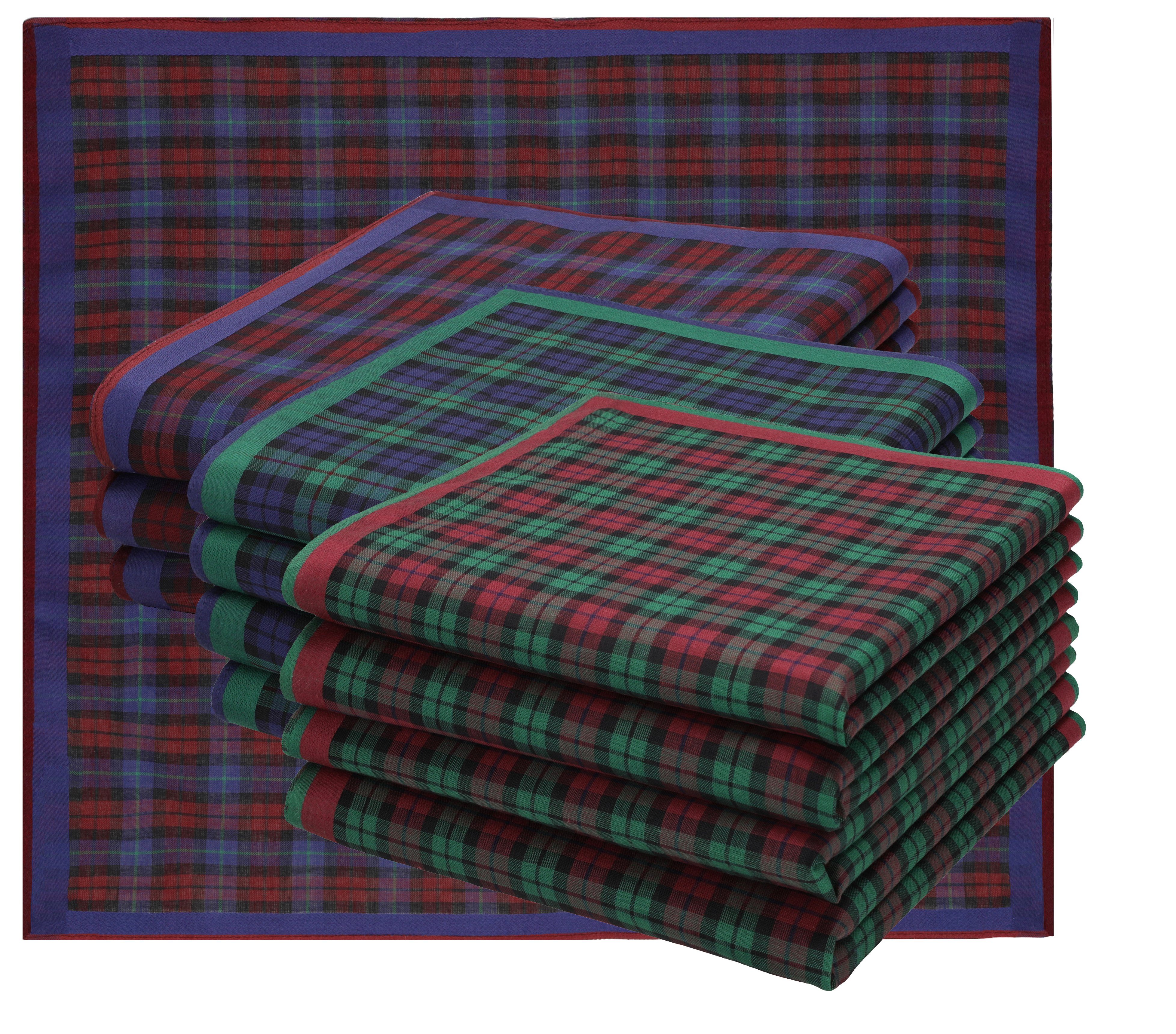 Betz Taschentuch 12 Stück Damen Stoff Taschentücher Set Ch.1 Größe 30x30 cm, (Set, 12-St. 12 Stück), Dessin 33