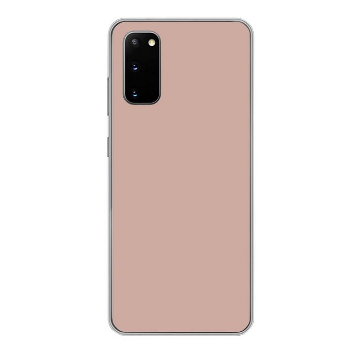 MuchoWow Handyhülle Rosa - Palette - Einfarbig - Einfarbig rosa Phone Case Handyhülle Samsung Galaxy S20 Silikon Schutzhülle