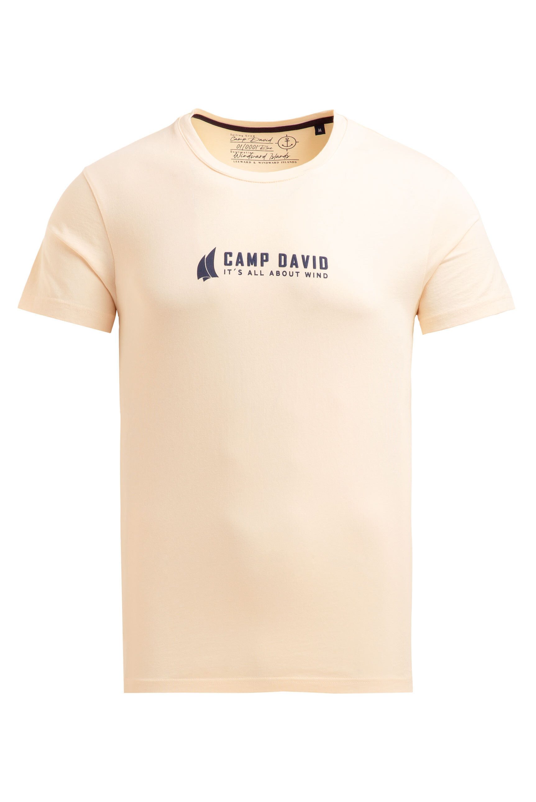 CAMP DAVID Rundhalsshirt aus Baumwolle günstig online kaufen