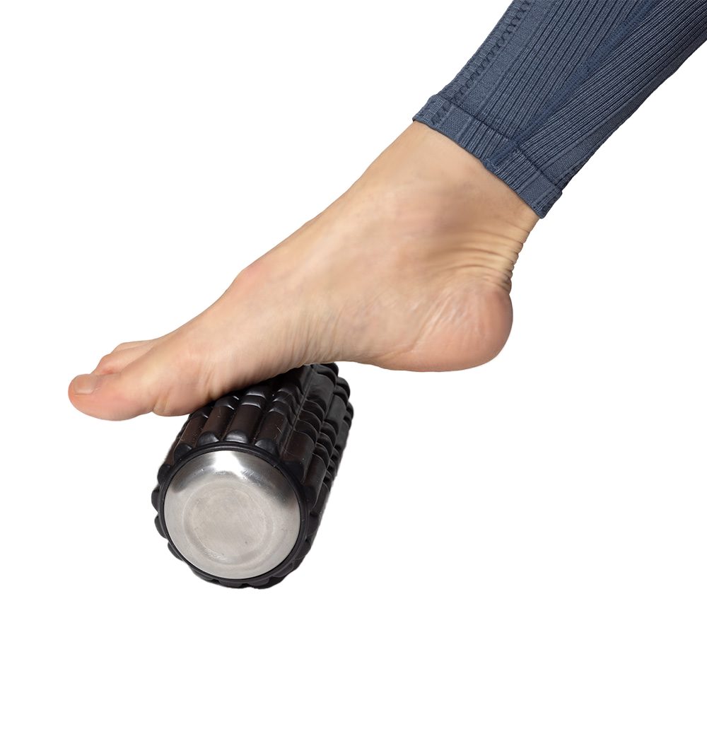 Swedish Posture Trinkflasche Wasserflasche Foam Roller Backroll, Edelstahl