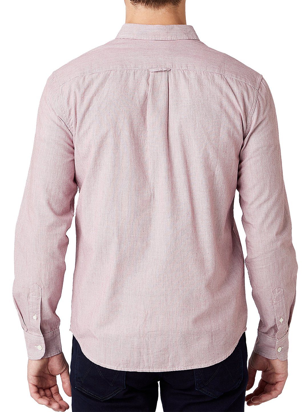 Wrangler Langarmhemd Regular Fit Freizeithemd - LS 1PKT Biking Red günstig online kaufen