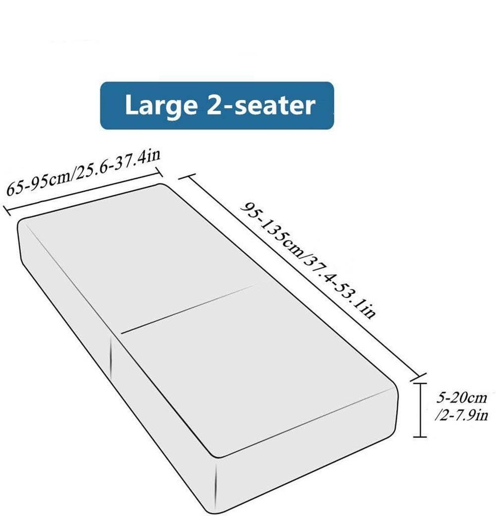 Ersatz Sie Sofakissen CTGtree Couch Erhöhen Sofa-Sitzkissenbezüge Samt Person Sofakissenbezüge einzelne eine