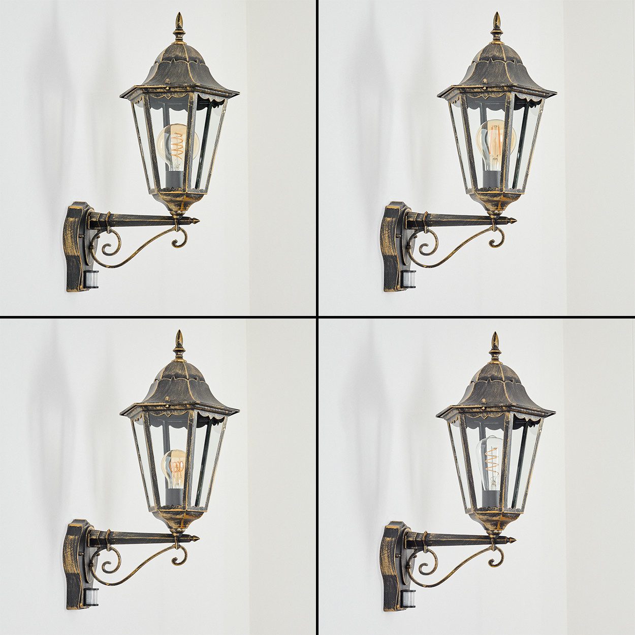 hofstein Außen-Wandleuchte Außenwandlampe mit Bewegungsmelder aus günstig online kaufen