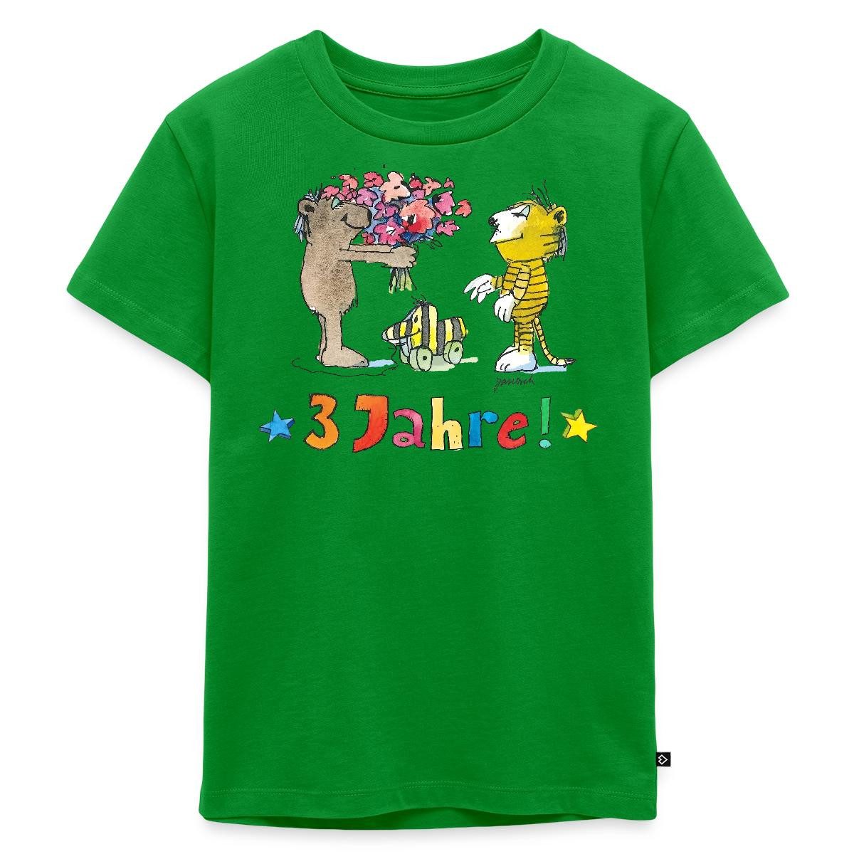 T-Shirt Janosch und Tigerente, 3 Jahre Geburtstag Kinder Premium T-Shirt