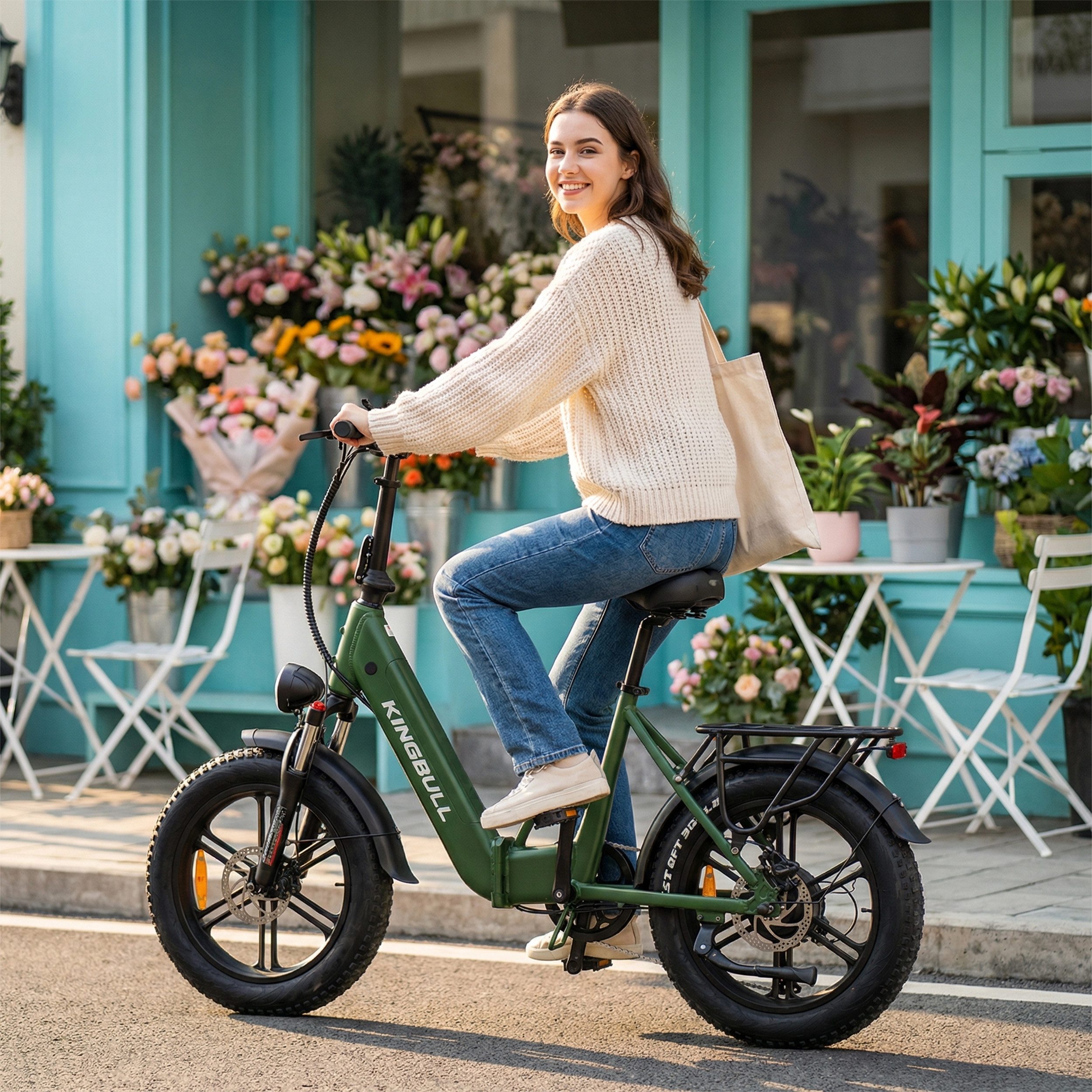 Vankel E-Bike Cityrad KLR herren Elektrofahrrad 648WH cityrad 20×4.0 damen 13.5AH max.100km, Kettenschaltung, Heckmotor, 648 Wh, (Beleuchtungsset mit Batterieladegerät, Batterieschlüssel, Werkzeug), 7 Gang, 648Wh Akku, Elektrofahrrad mit Gepäckträger, E-bikes