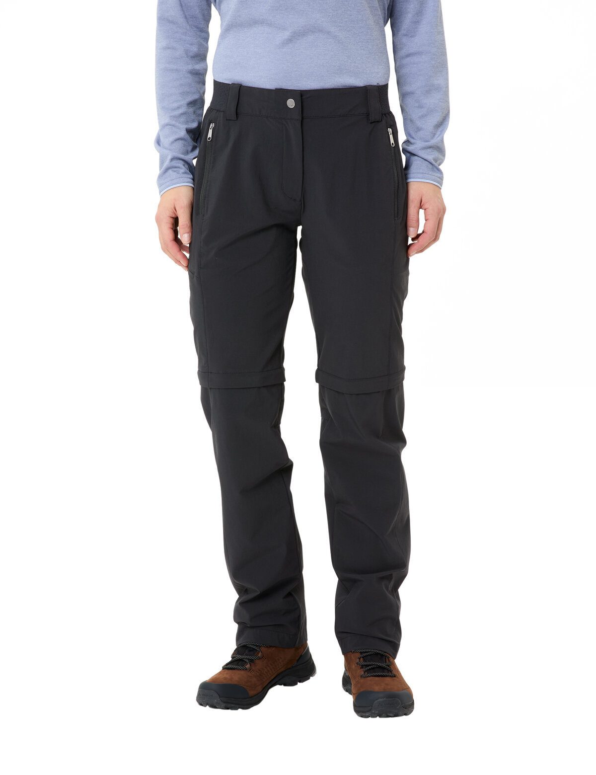 VAUDE Funktionshose Women's Farley Stretch ZO T-Zip Pants II (1-tlg) schnellstrocknende und strapazierfähige Outdoor-Hose