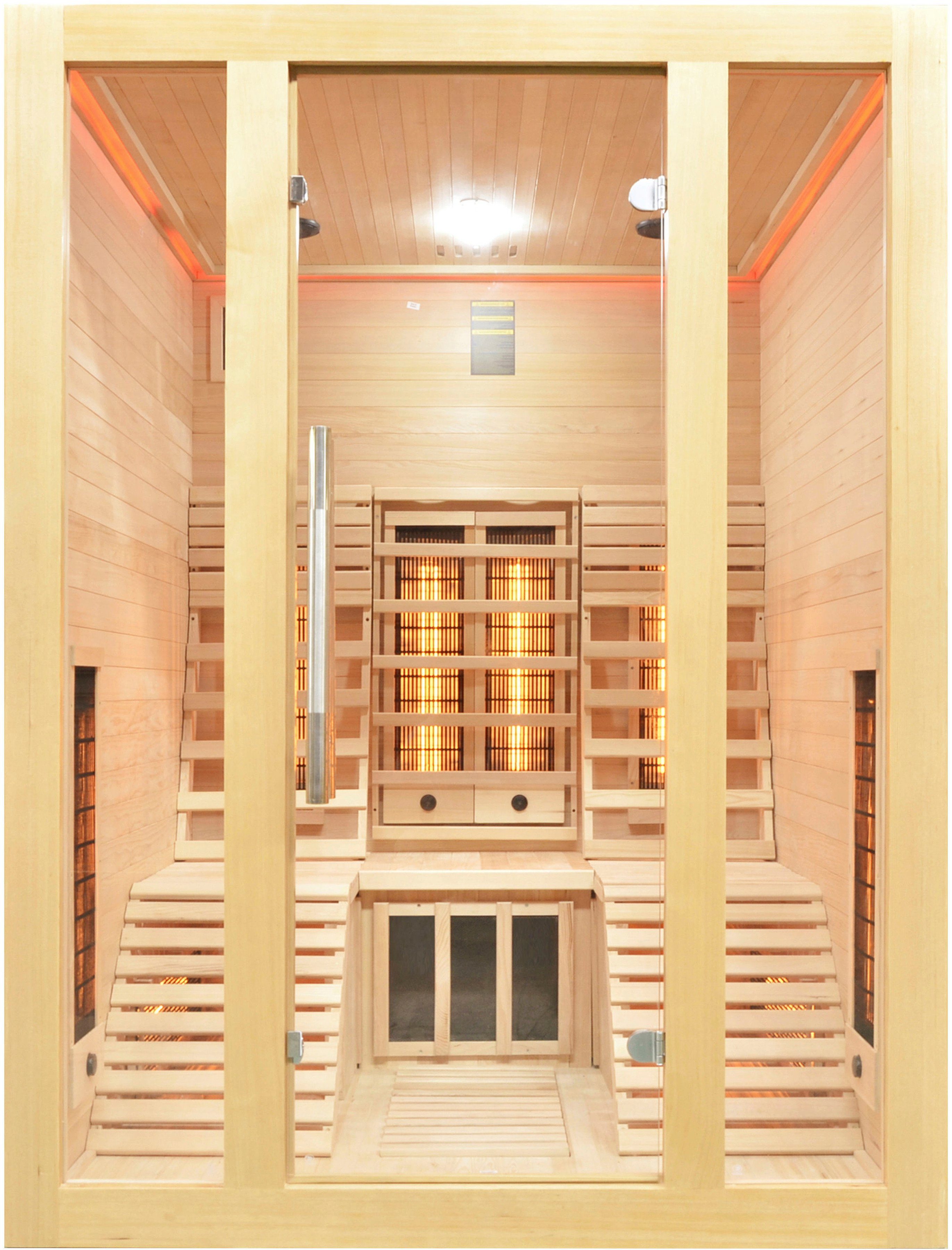 Sanotechnik Infrarotkabine OSLO, BxTxH: 150 x 150 x 200 cm, für 2 Personen