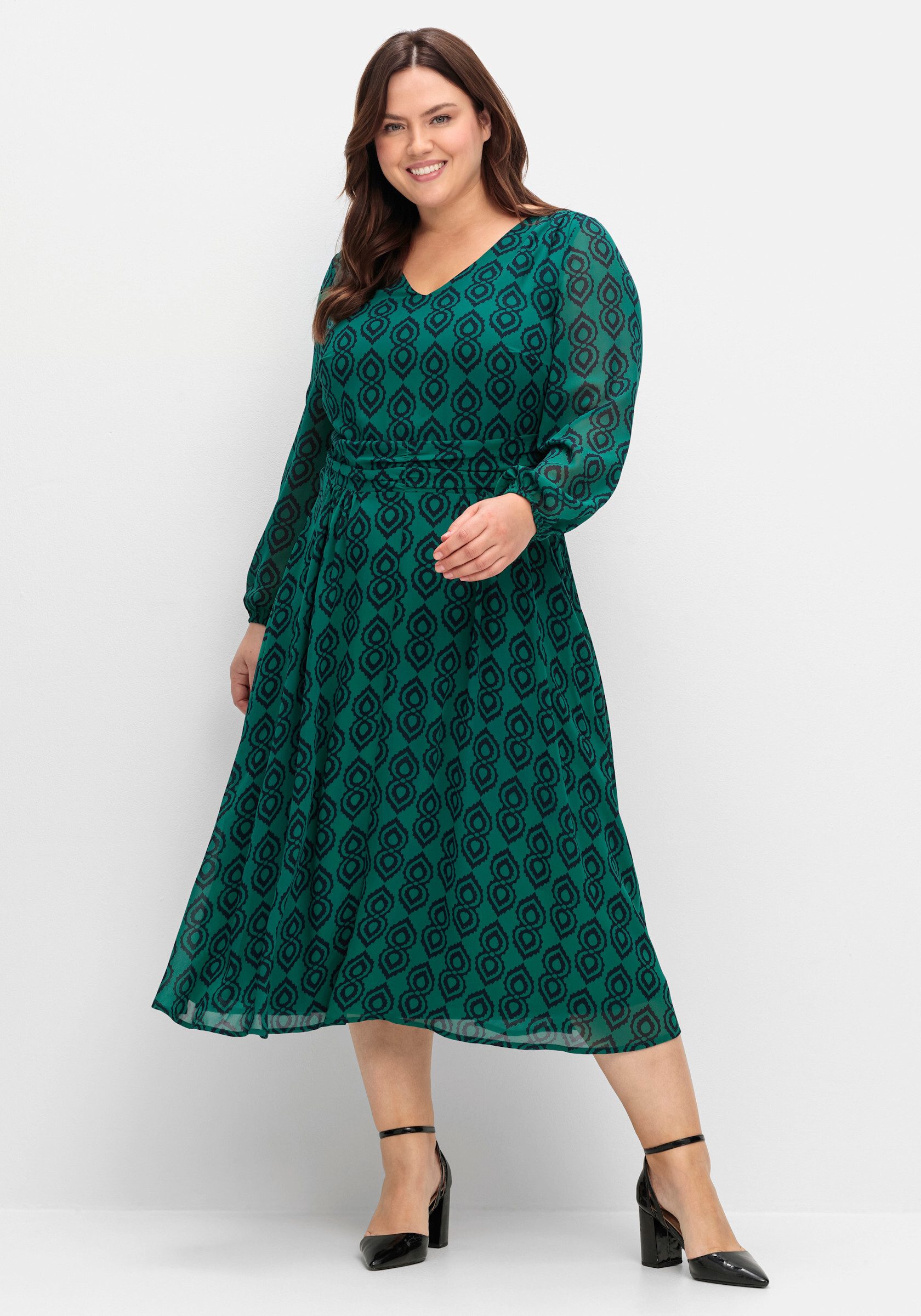 sheego by Joe Browns Etuikleid Druckkleid günstig online kaufen
