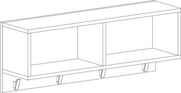 arthur berndt Kinderregal Cloe, mit 4 Kleiderhaken; Made in Germany