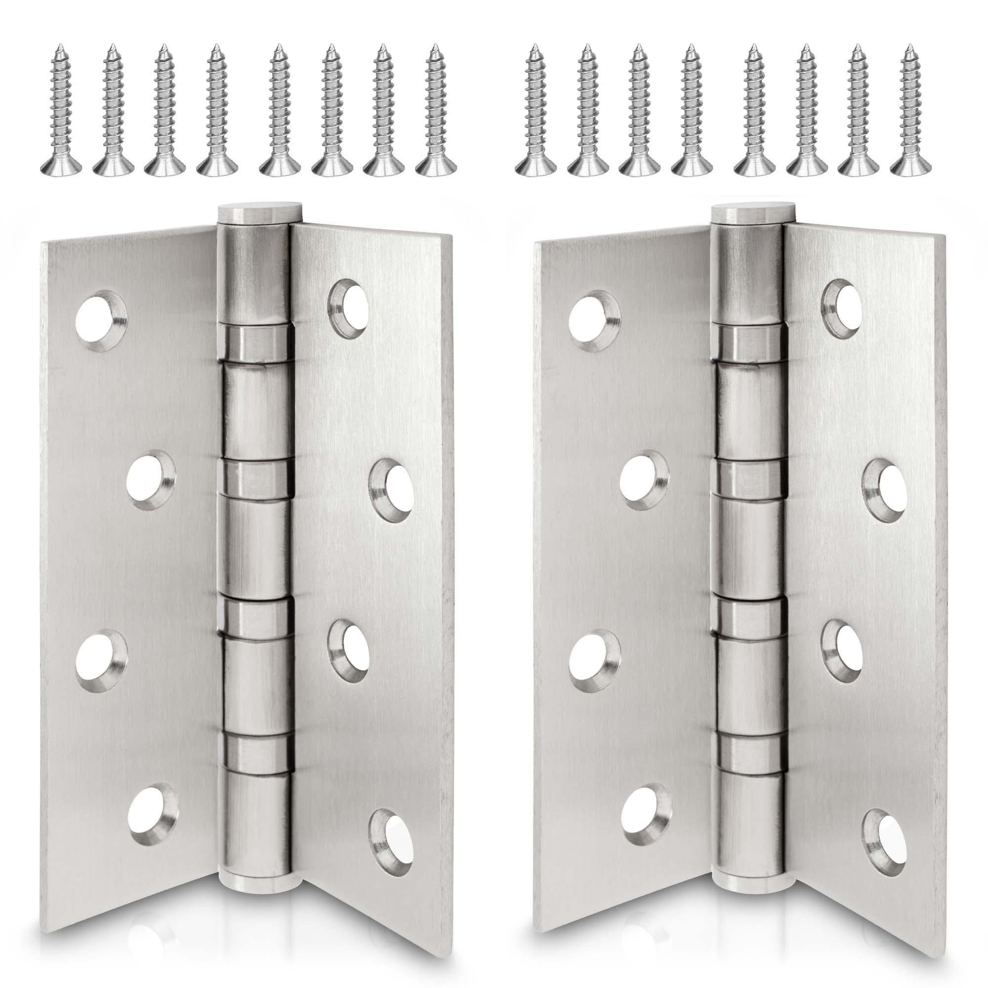Montageband 2x Scharnier-e Tür-schanier Edelstahl 201 Silber