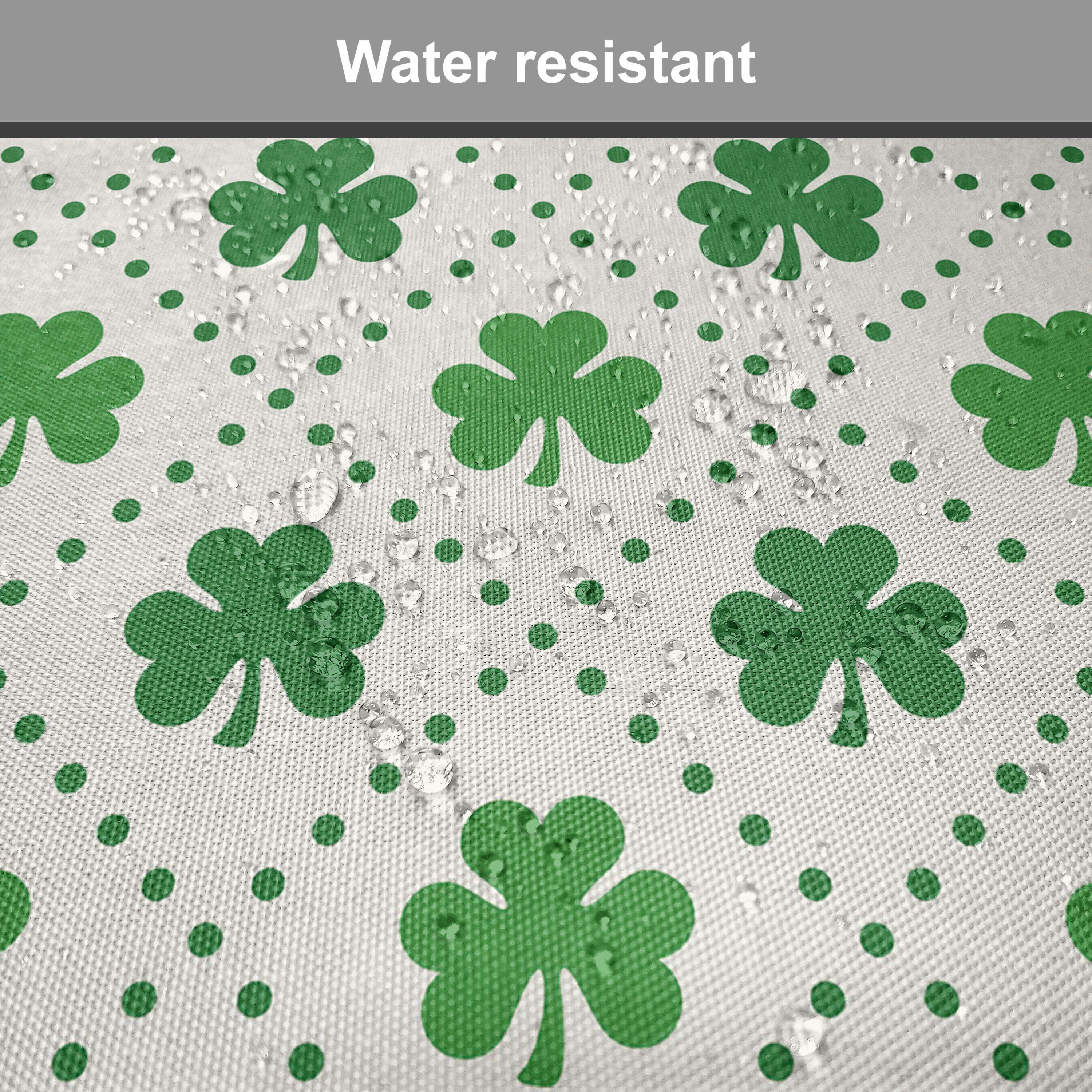 Abakuhaus Stuhlkissen Kissen Küchensitze, mit Shamrock irisch Dekoratives für Riemen Leaf wasserfestes 4 Dots