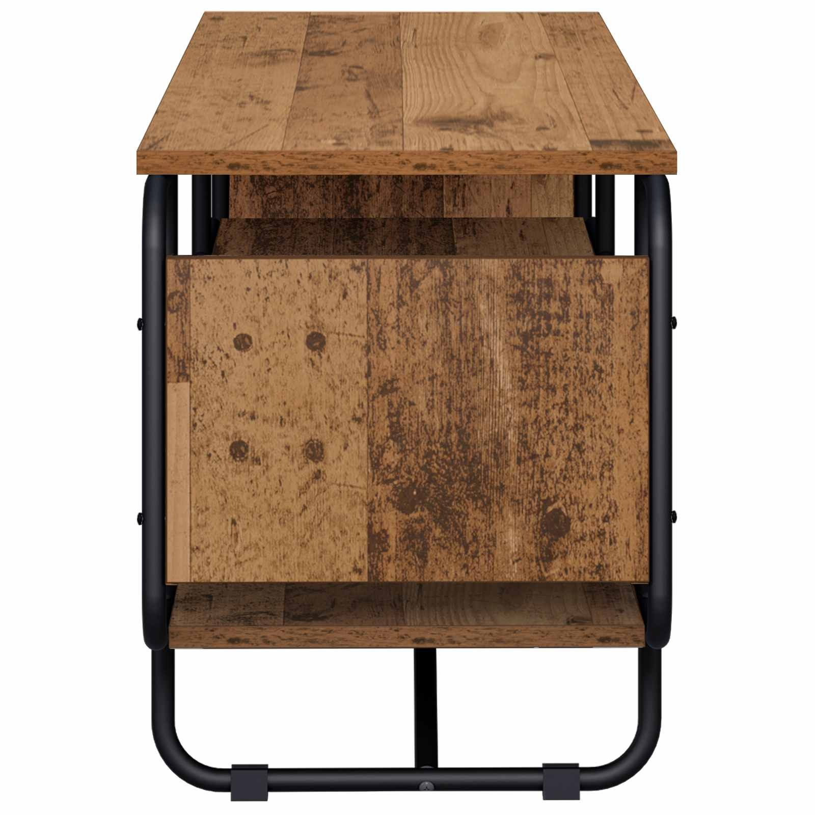 vidaXL TV-Schrank TV-Ständer 140 x 36 x 45 cm Altholz Holzwerkstoff (1-St)