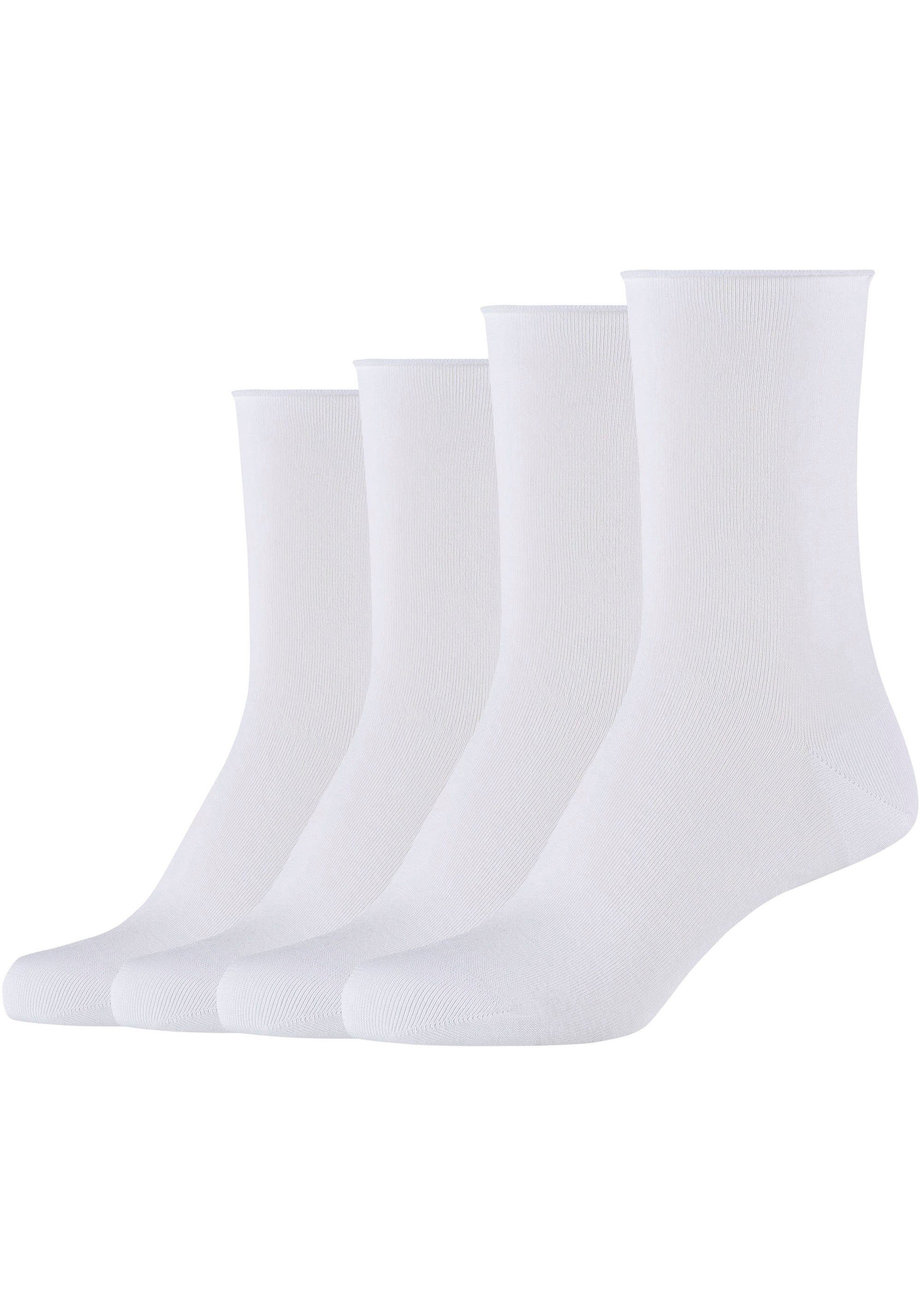 Camano Socken (Packung, 4-Paar) Mit Rollrand