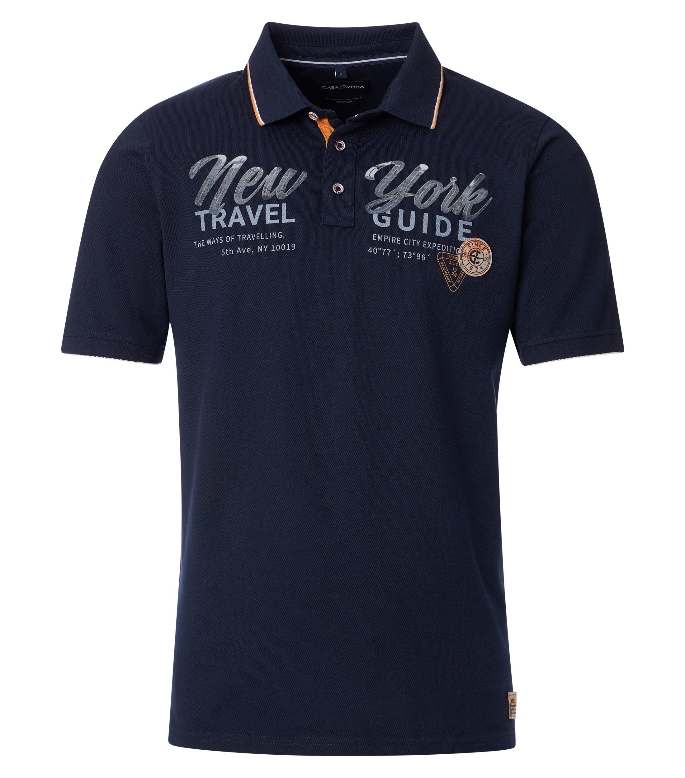 Poloshirt CASAMODA Polo-Shirt uni