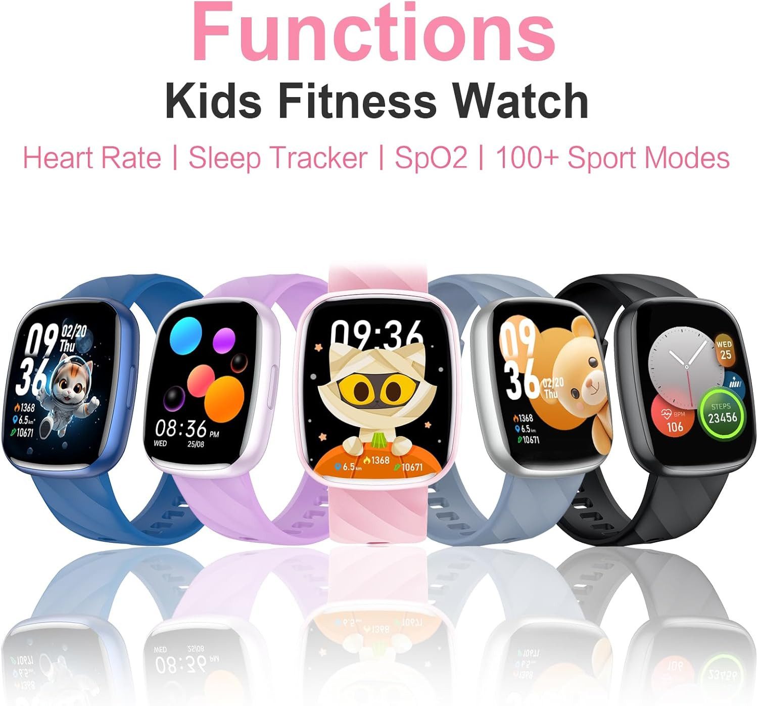 CATGIFF S60K Smartwatch (4,4 cm, sim-karte), Fitness Smartwatch mit Sportmodi