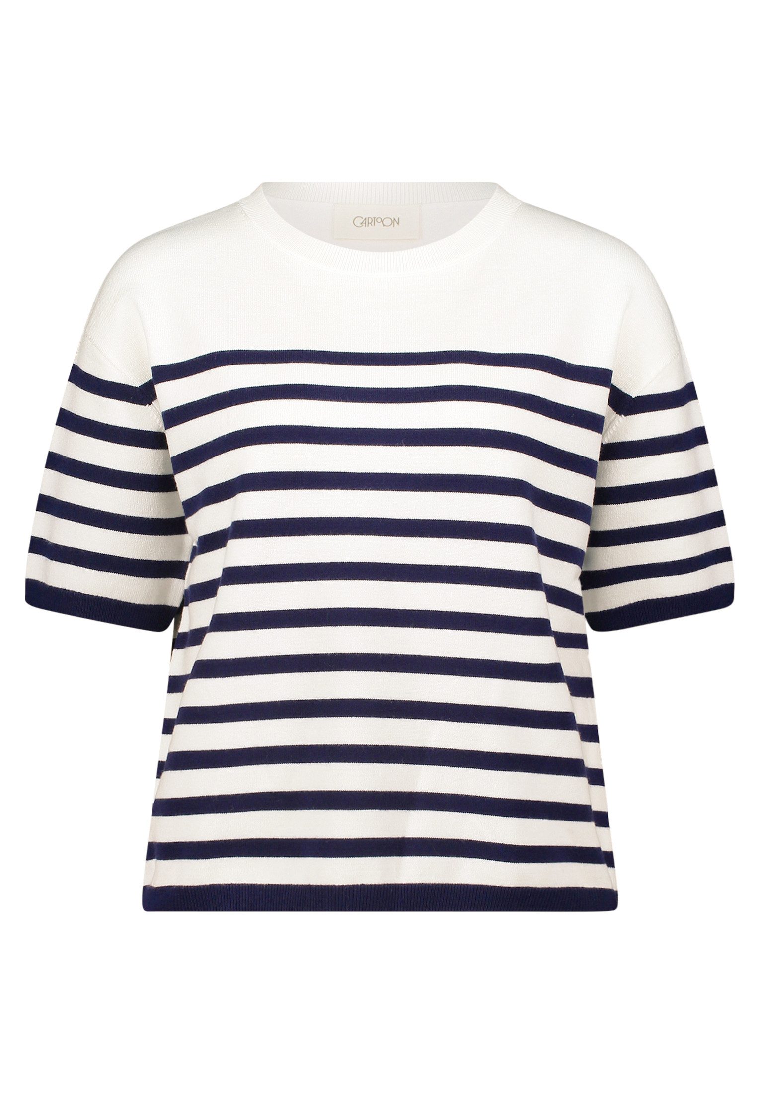 Cartoon Kurzarmshirt Damen mit Rundhalsausschnitt (1-tlg) günstig online kaufen