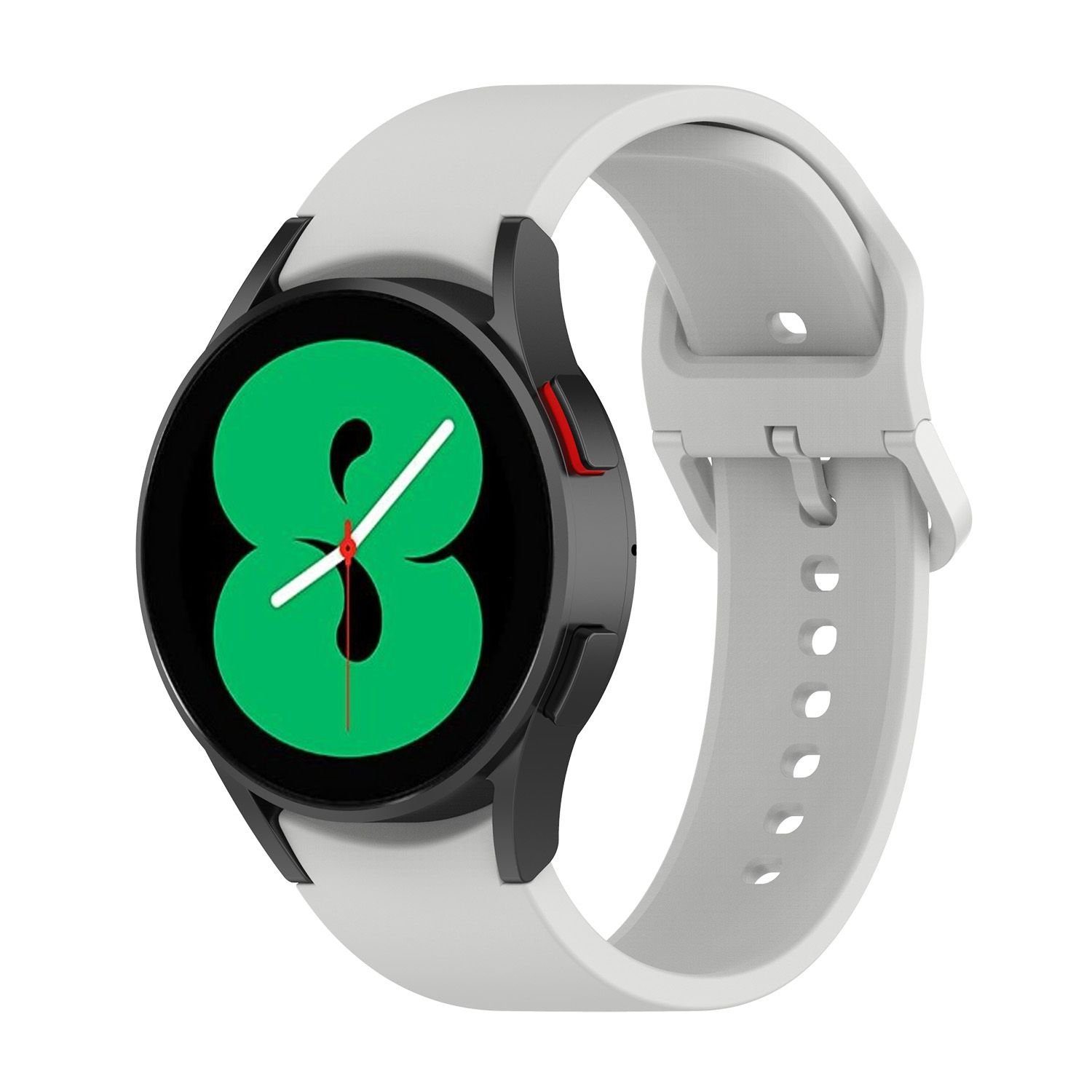 Galaxy Sport Smartwatch-Armband sich mit Armband Das Watch Optik mm, deiner lässt edle Band durch 5 Samsung für kombinieren: 40 40 mm Design Loop, Armband Ersatz Silikon die König Watch