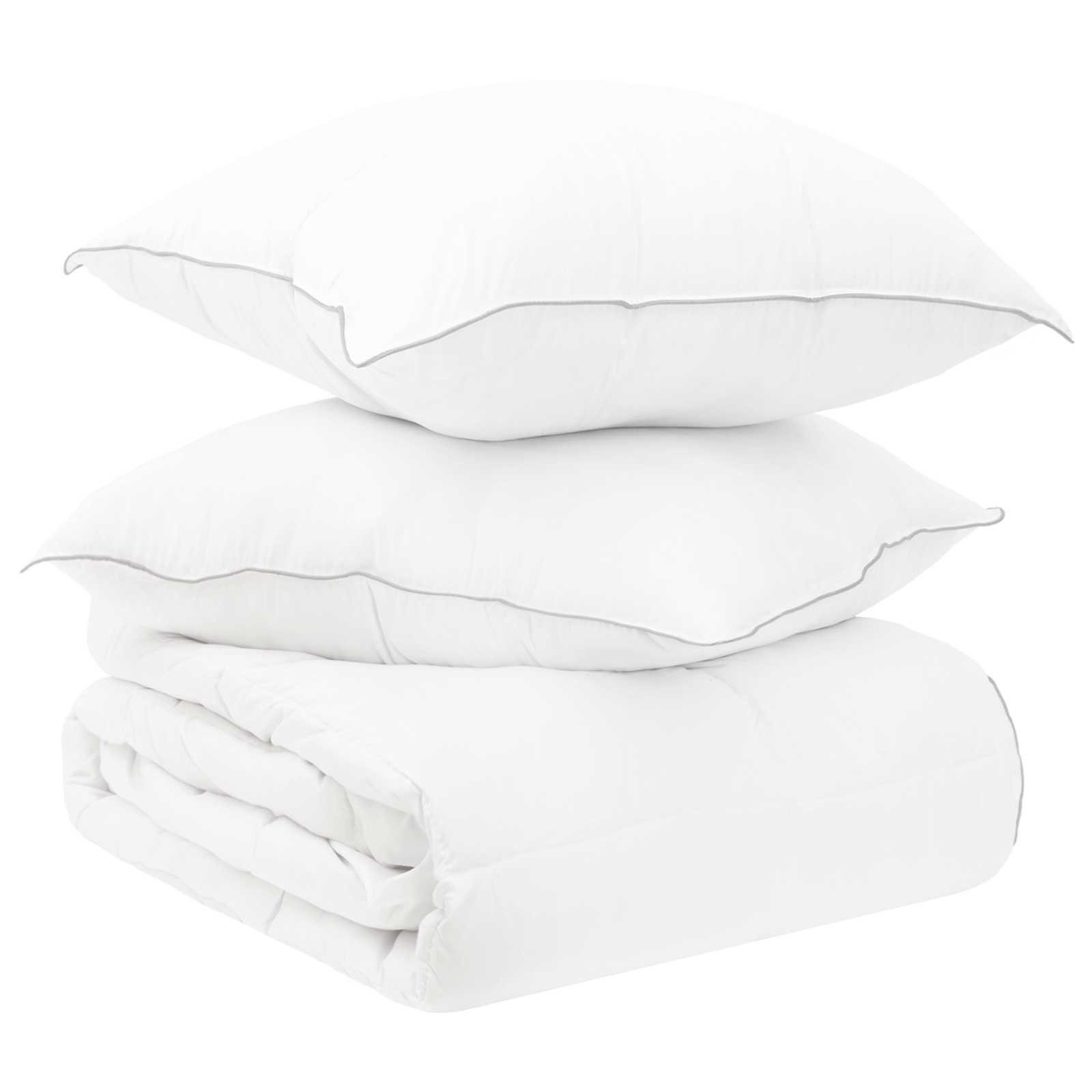 vidaXL Bett Bettwäsche-Set 2 stk. 200 x 200 cm Sommer 150 gsm Bambusfaser (2-tlg)