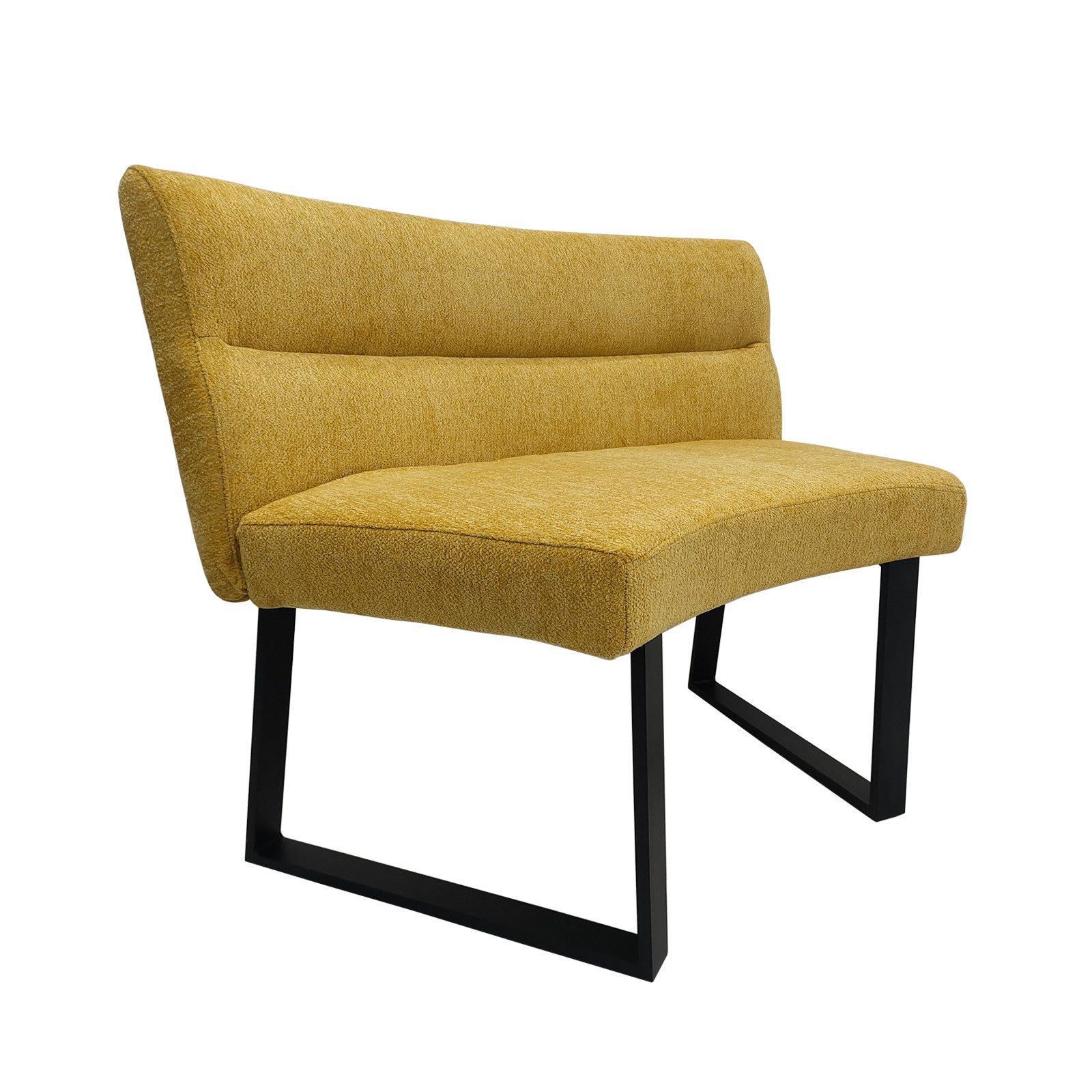 HTI-Living Polsterbank Runde Bank Liron (Stück, 1-St., 1 Sitzbank), Sitzbank gepolstert Kufengestell